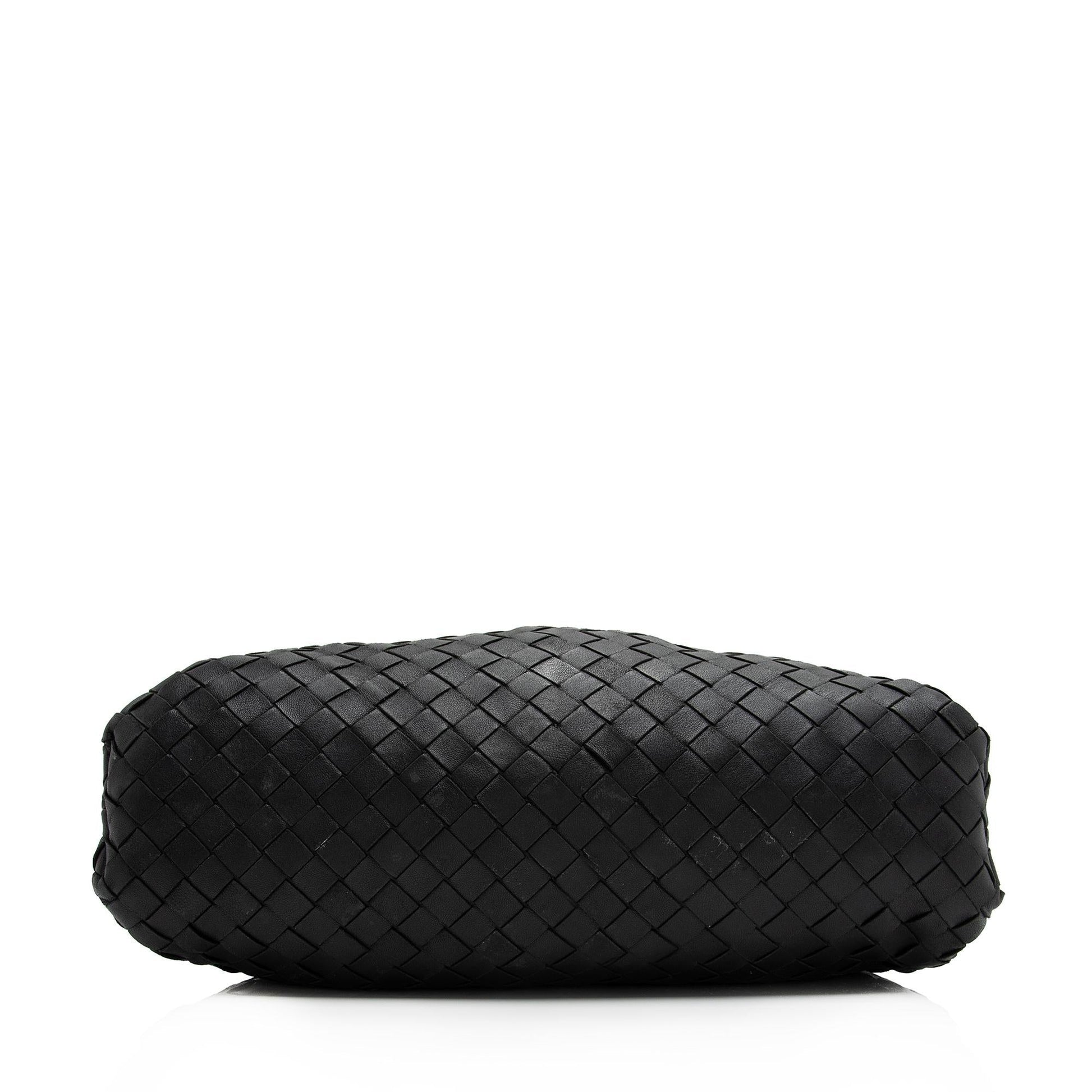 Luxury Bottega Veneta Intrecciato Nappa Leather The Pouch Clutch (SHF-23278)