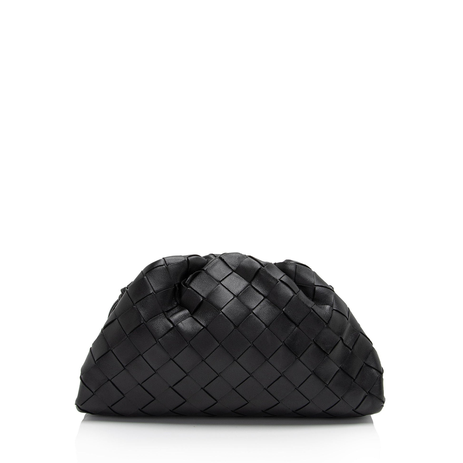 Luxury Bottega Veneta Intrecciato Nappa Leather The Pouch Mini Clutch (SHF-ZxdcNO)