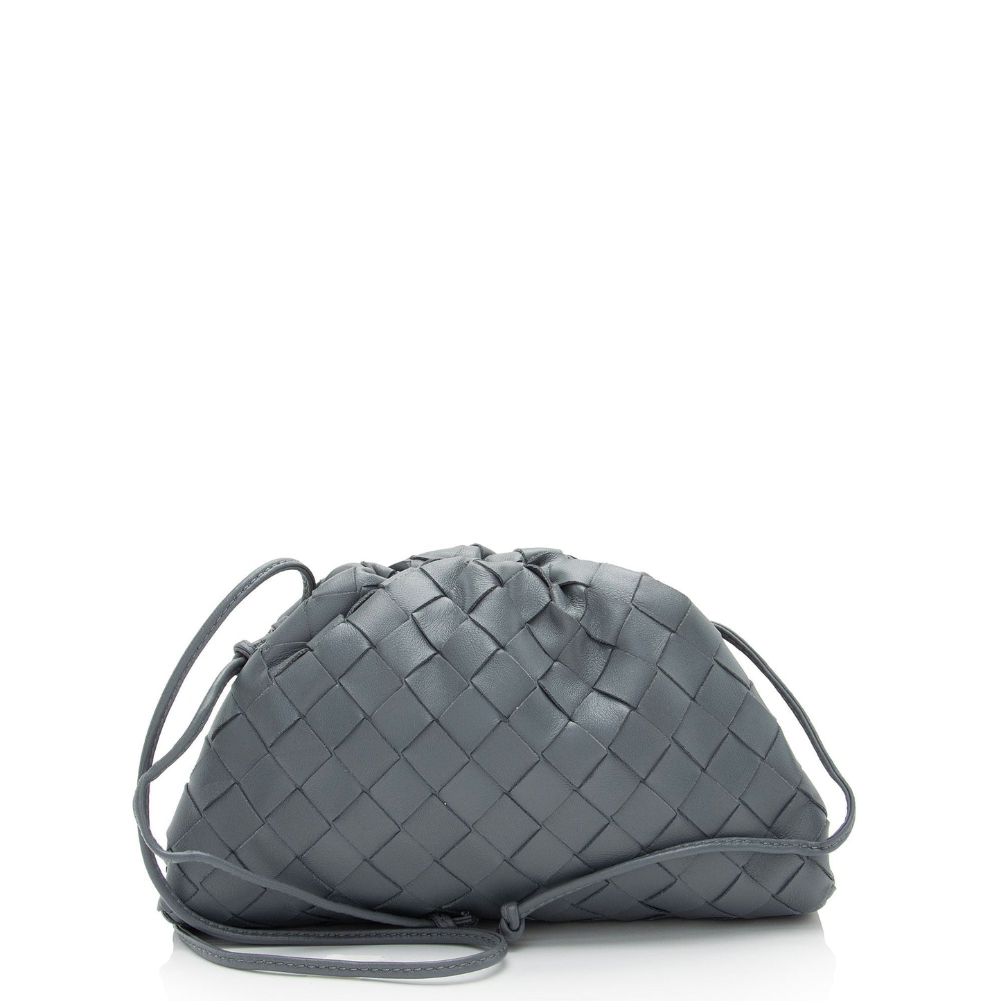 Luxury Bottega Veneta Intrecciato Nappa Leather The Pouch Mini Clutch (SHF-n3ltyV)