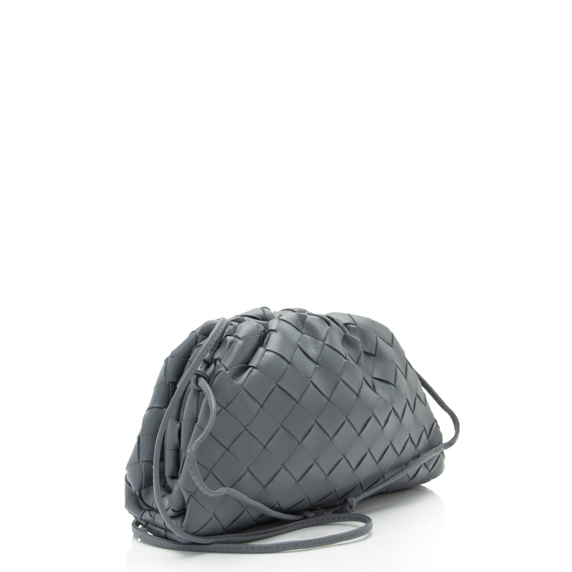 Luxury Bottega Veneta Intrecciato Nappa Leather The Pouch Mini Clutch (SHF-n3ltyV)