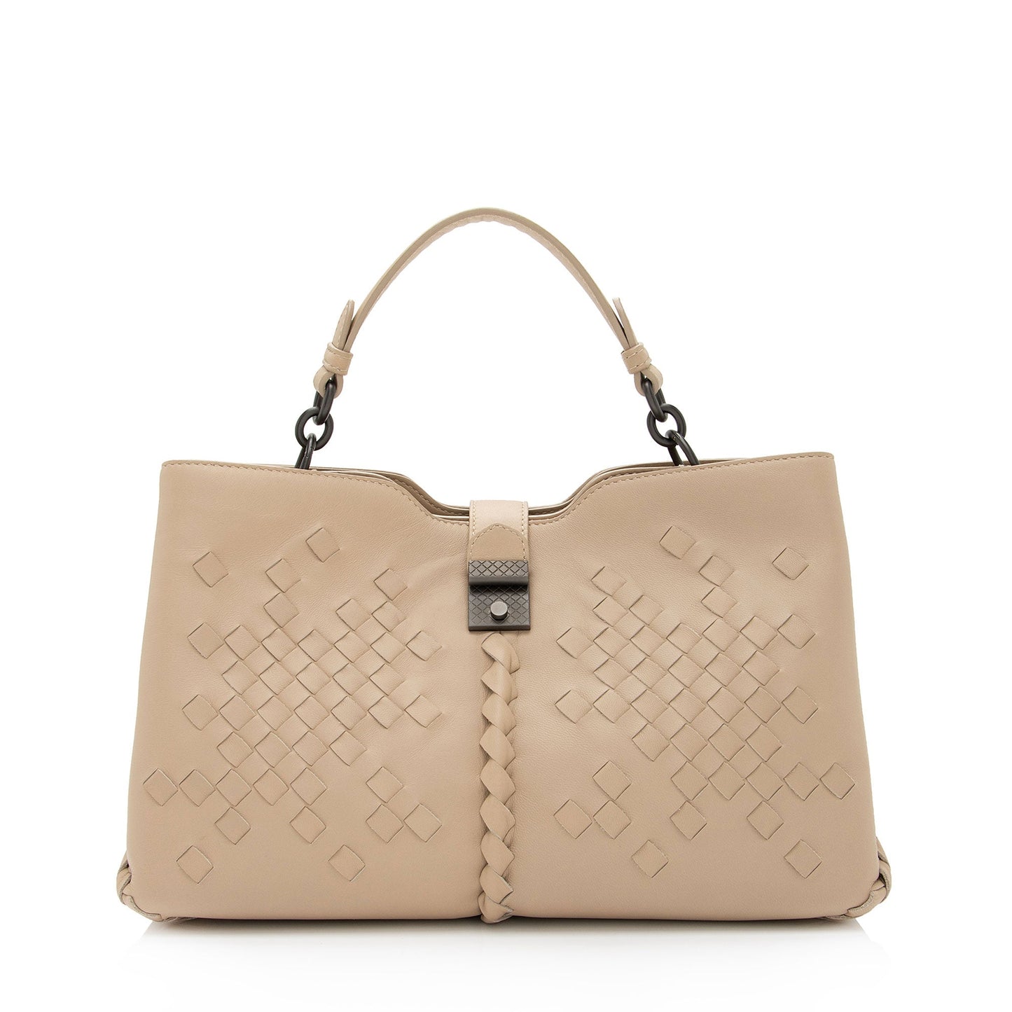 Luxury Bottega Veneta Intrecciato Nappa Napoli Medium Tote (SHF-cSM6Oj)