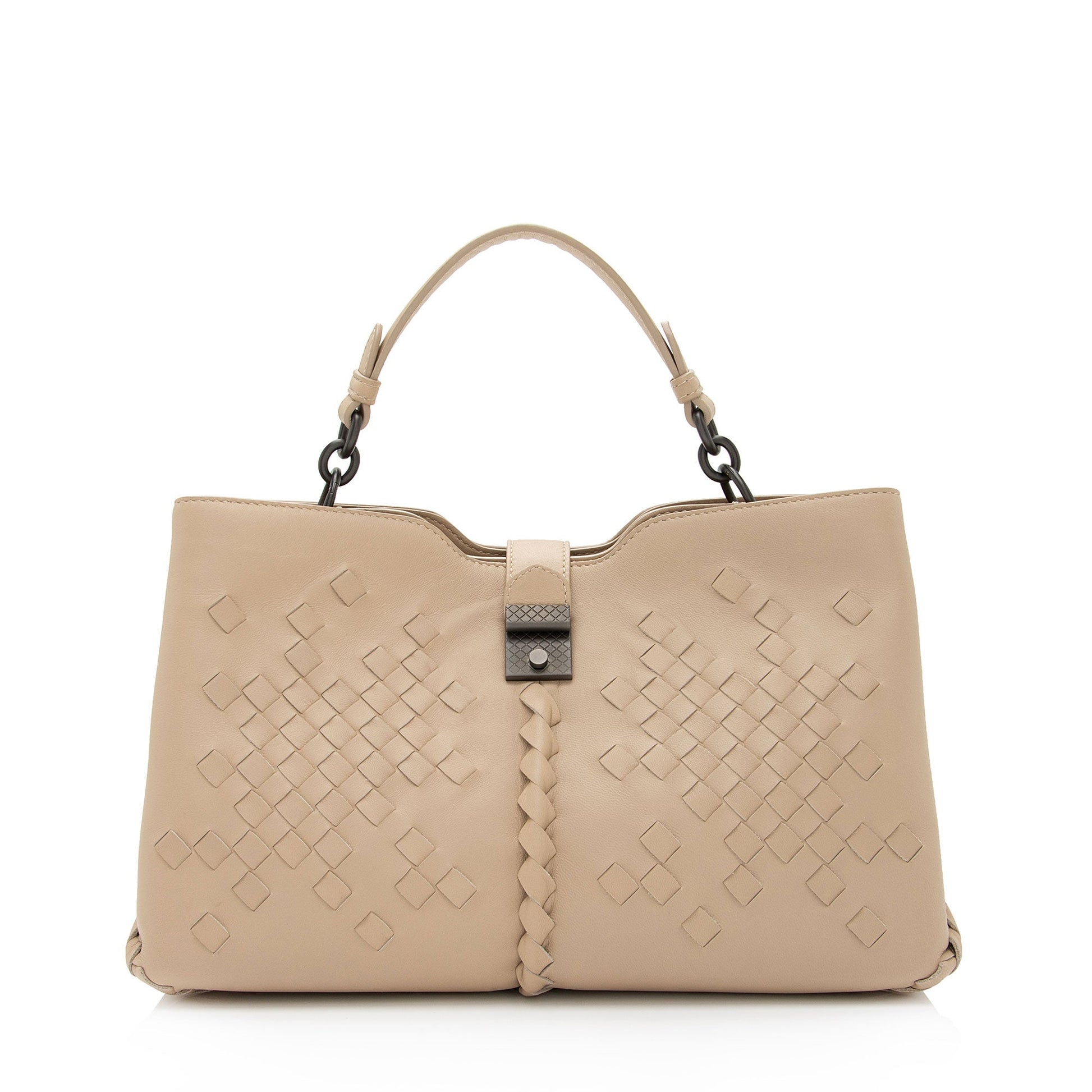 Luxury Bottega Veneta Intrecciato Nappa Napoli Medium Tote (SHF-cSM6Oj)