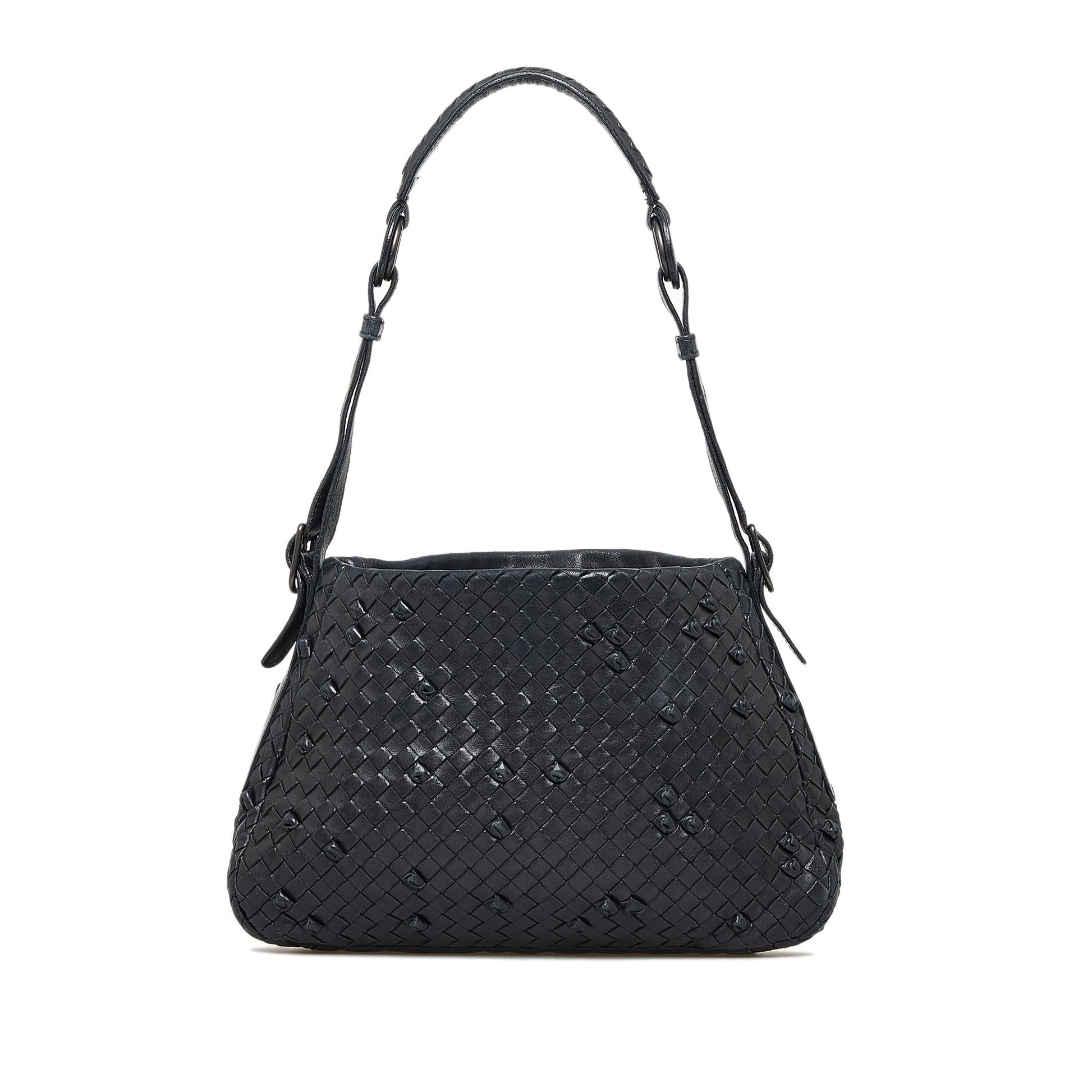 Luxury Bottega Veneta Intrecciato Nappa Naruto Knot Shoulder Bag (SHG-P9xt5t)