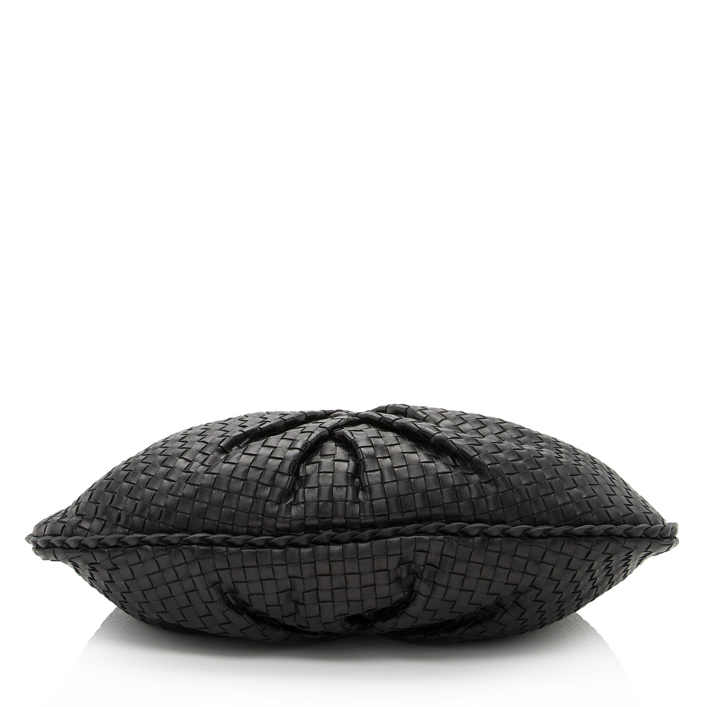 Luxury Bottega Veneta Intrecciato Nappa Pleated Large Hobo (SHF-22500)