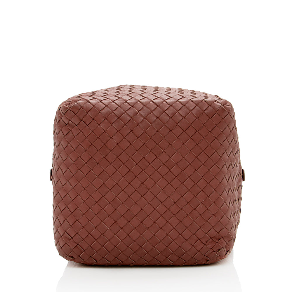Luxury Bottega Veneta Intrecciato Nappa Shoulder Bag (SHF-14817)