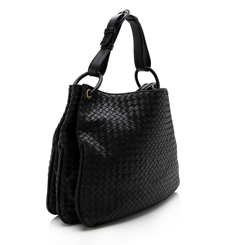 Luxury Bottega Veneta Intrecciato Nappa Sloane Hobo - FINAL SALE (SHF-17071)