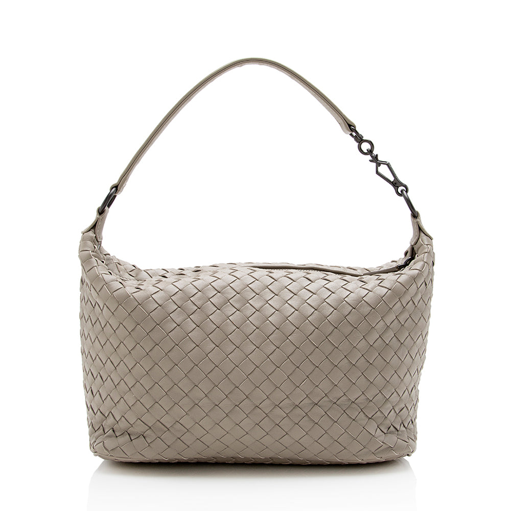 Luxury Bottega Veneta Intrecciato Nappa Small Hobo (SHF-15324)