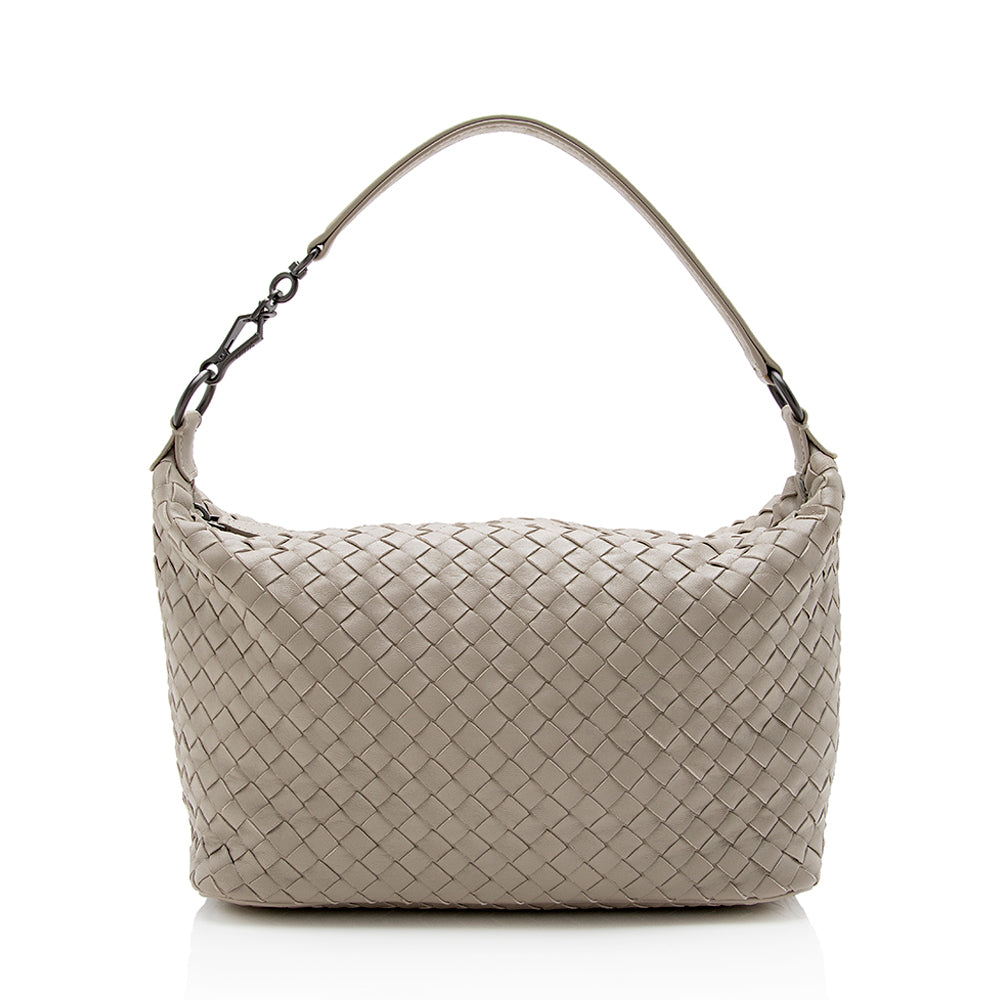 Luxury Bottega Veneta Intrecciato Nappa Small Hobo (SHF-15324)