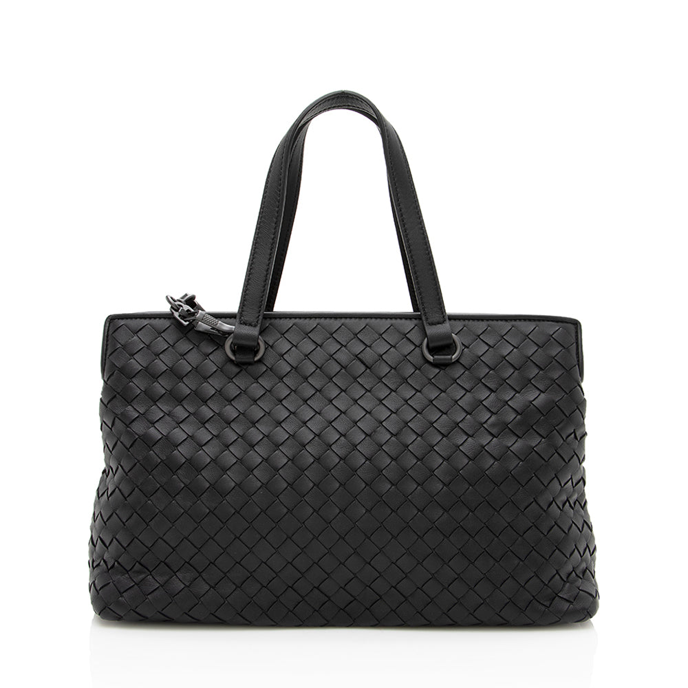 Luxury Bottega Veneta Intrecciato Nappa Small Tote (SHF-17216)