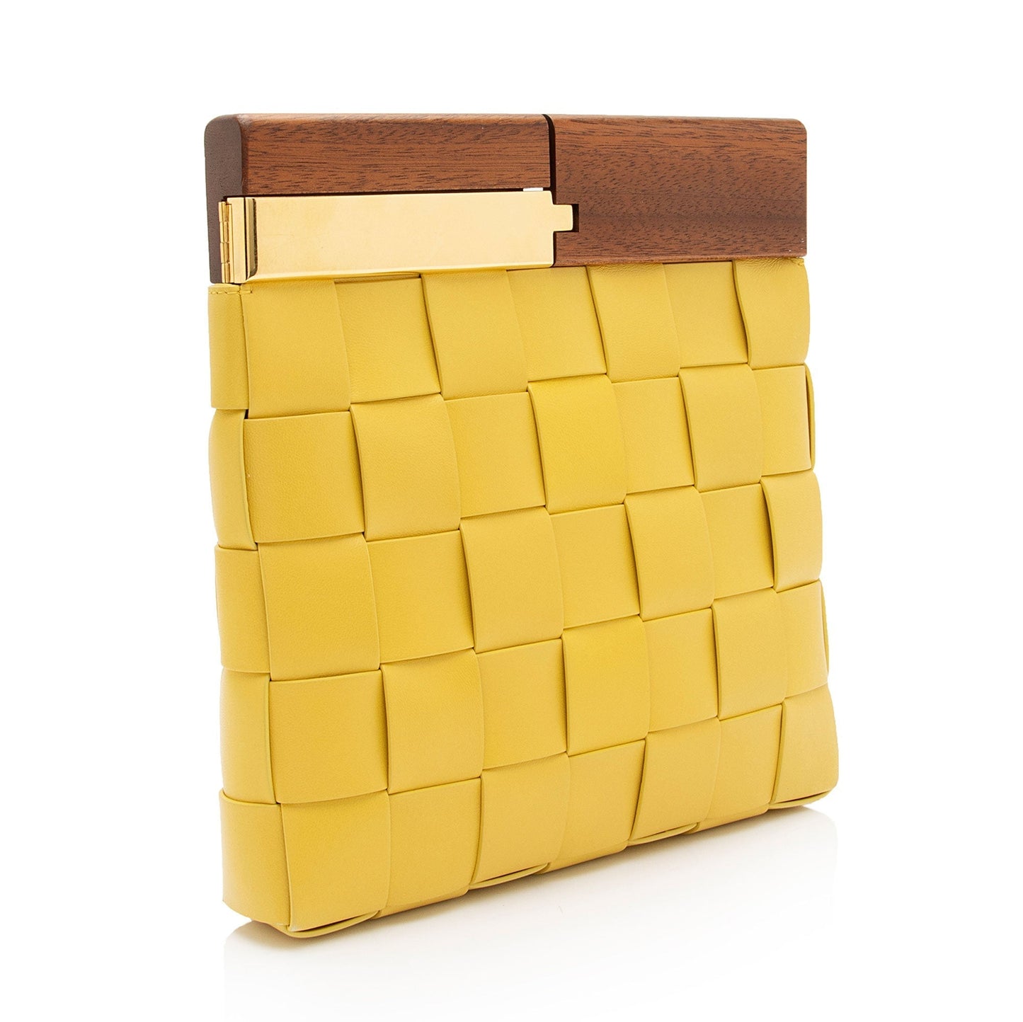 Luxury Bottega Veneta Intrecciato Nappa The Snap Clutch (SHF-tIcxsA)