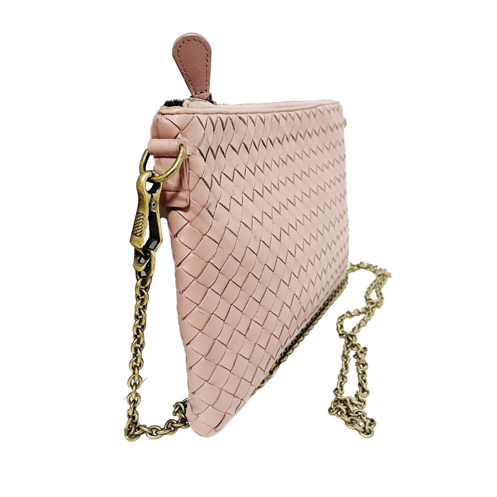 Luxury Bottega Veneta Intrecciato Nappa Wallet On Chain (SHG-eEcx1f)