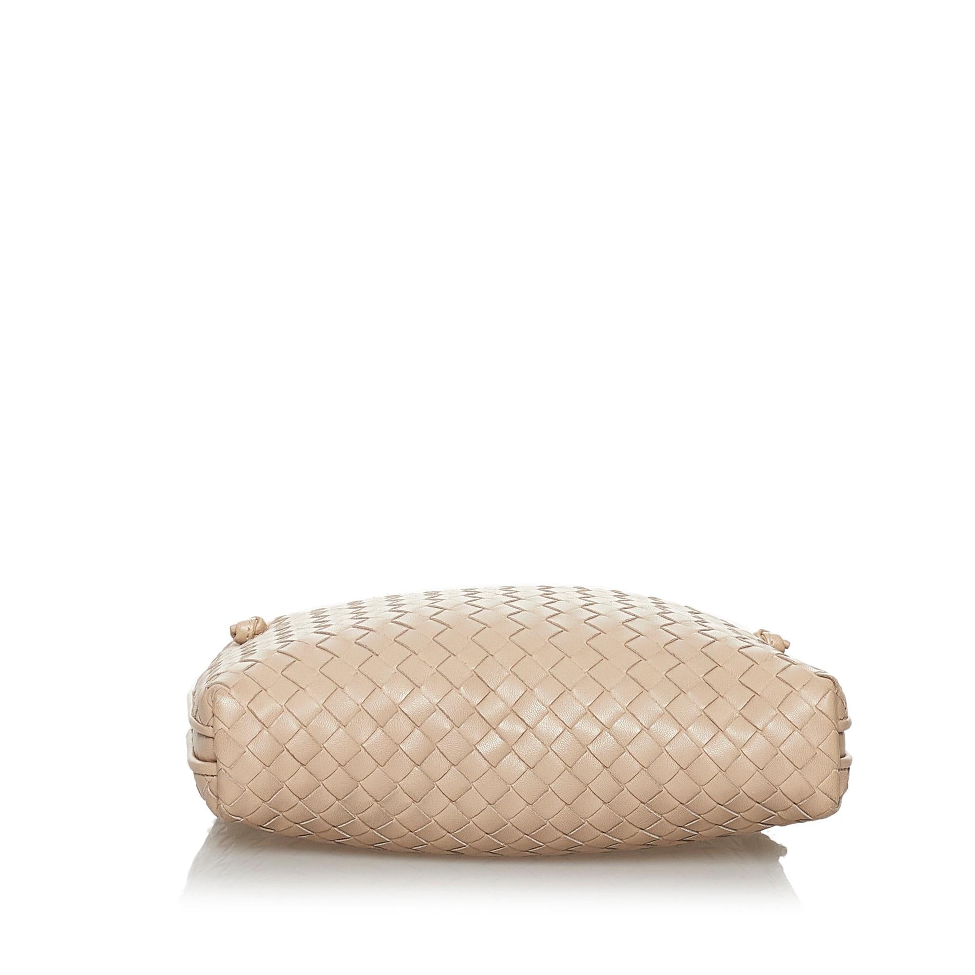 Luxury Bottega Veneta Intrecciato Nodini Leather Crossbody Bag (SHG-29701)