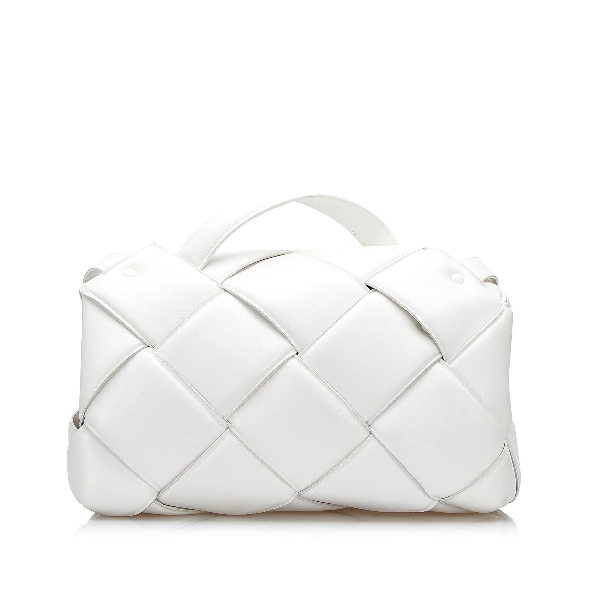 Luxury Bottega Veneta Intrecciato Padded Leather Satchel (SHG-evdA4X)