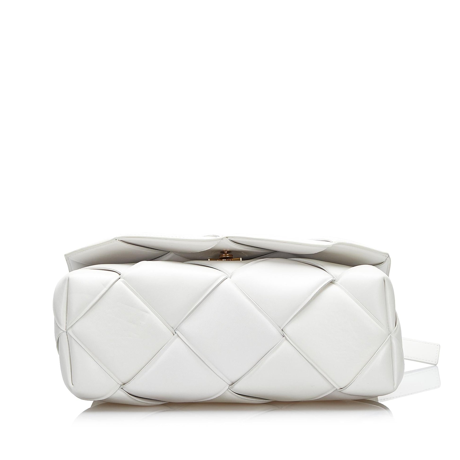 Luxury Bottega Veneta Intrecciato Padded Leather Satchel (SHG-evdA4X)