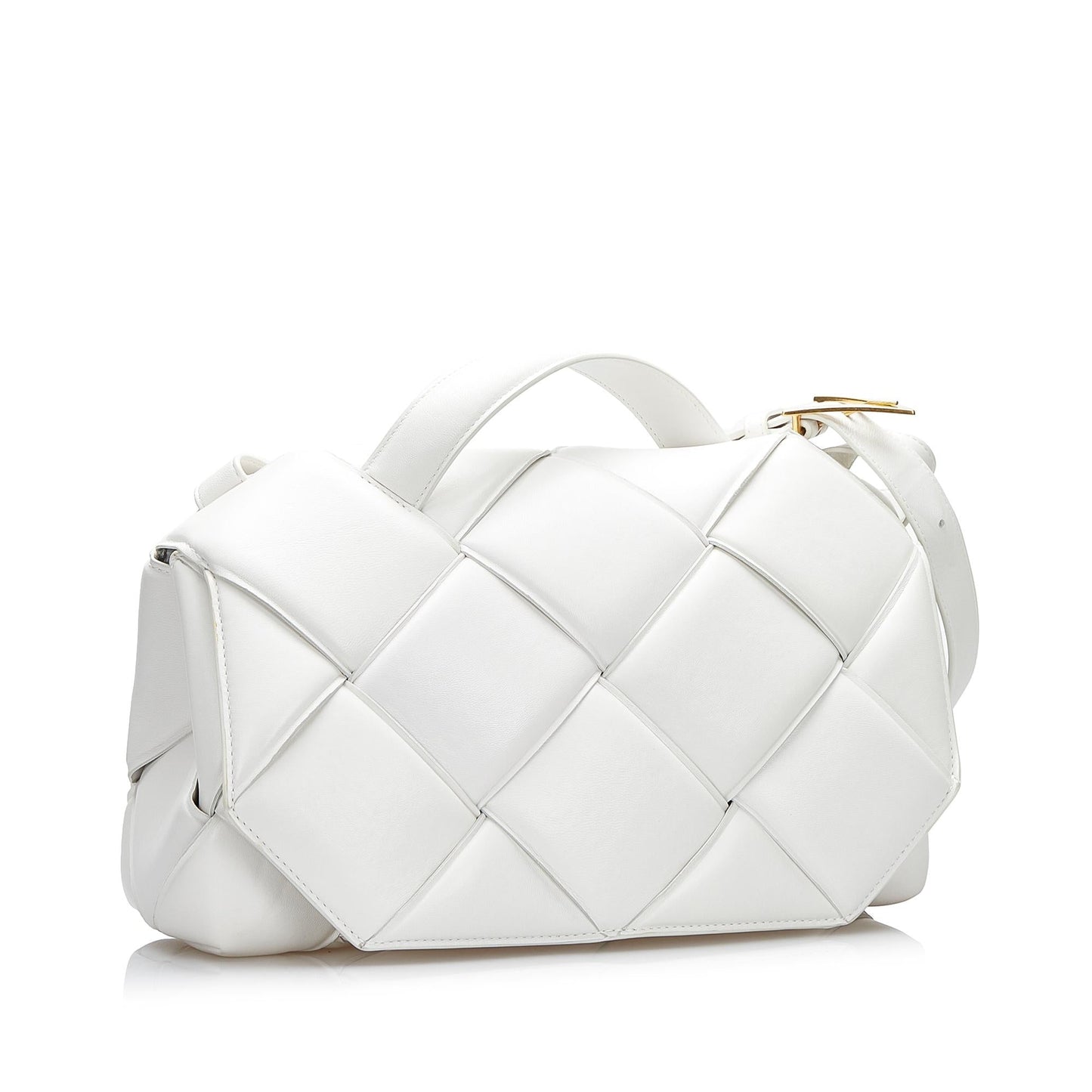 Luxury Bottega Veneta Intrecciato Padded Leather Satchel (SHG-evdA4X)