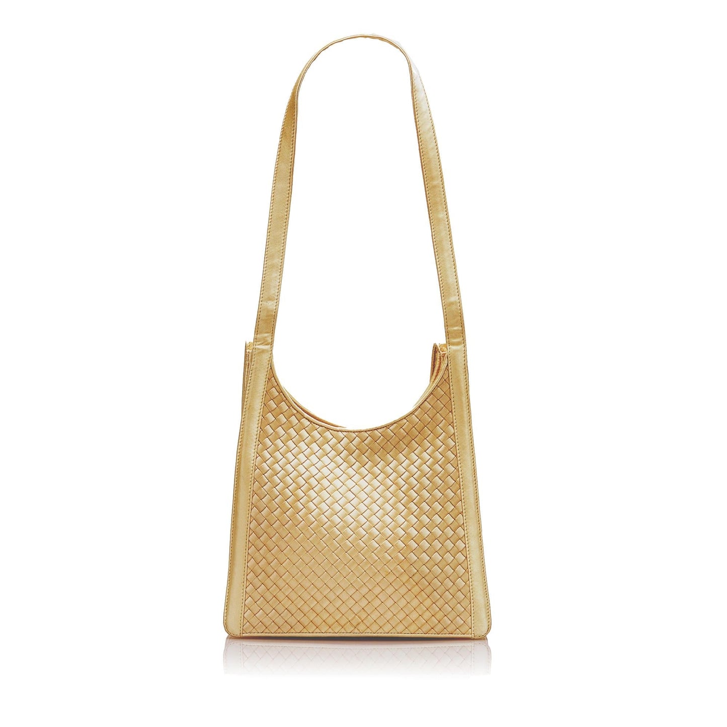 Luxury Bottega Veneta Intrecciato Satin Shoulder Bag (SHG-36709)