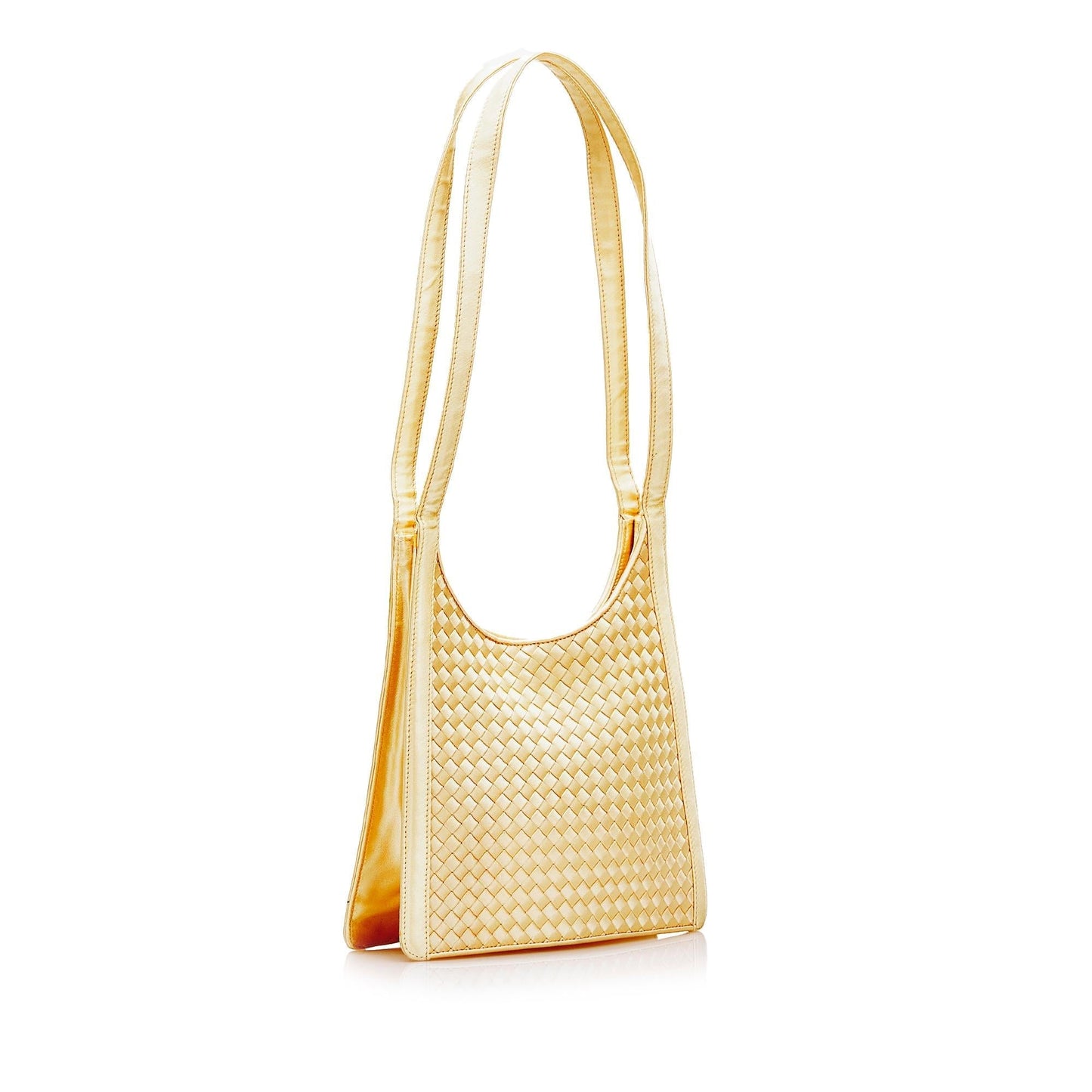 Luxury Bottega Veneta Intrecciato Satin Shoulder Bag (SHG-36709)