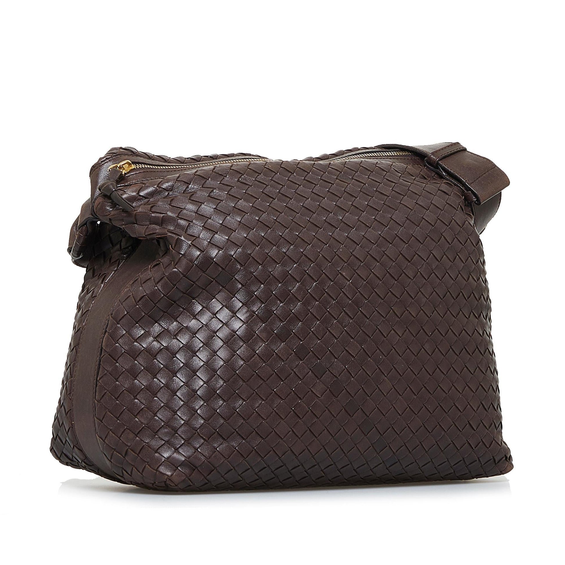Luxury Bottega Veneta Intrecciato Shoulder Bag (SHG-N3Gx29)