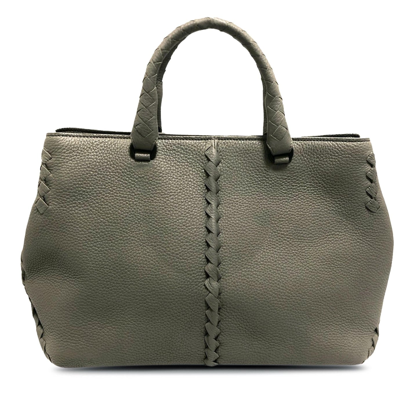 Luxury Bottega Veneta Intrecciato Trimmed Cervo Handbag (SHG-3legY7)