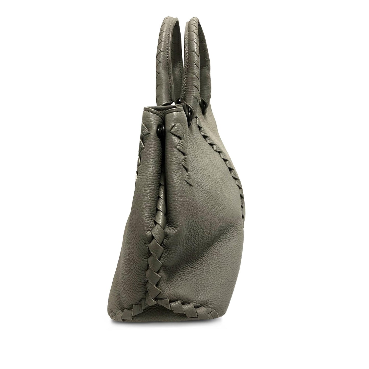 Luxury Bottega Veneta Intrecciato Trimmed Cervo Handbag (SHG-3legY7)