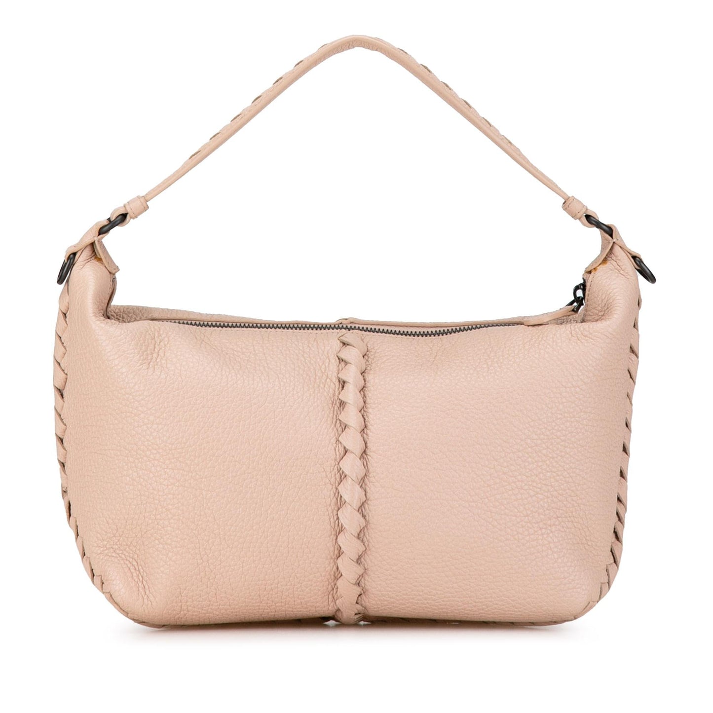 Luxury Bottega Veneta Intrecciato-Trimmed Cervo Satchel (SHG-nXWOHX)