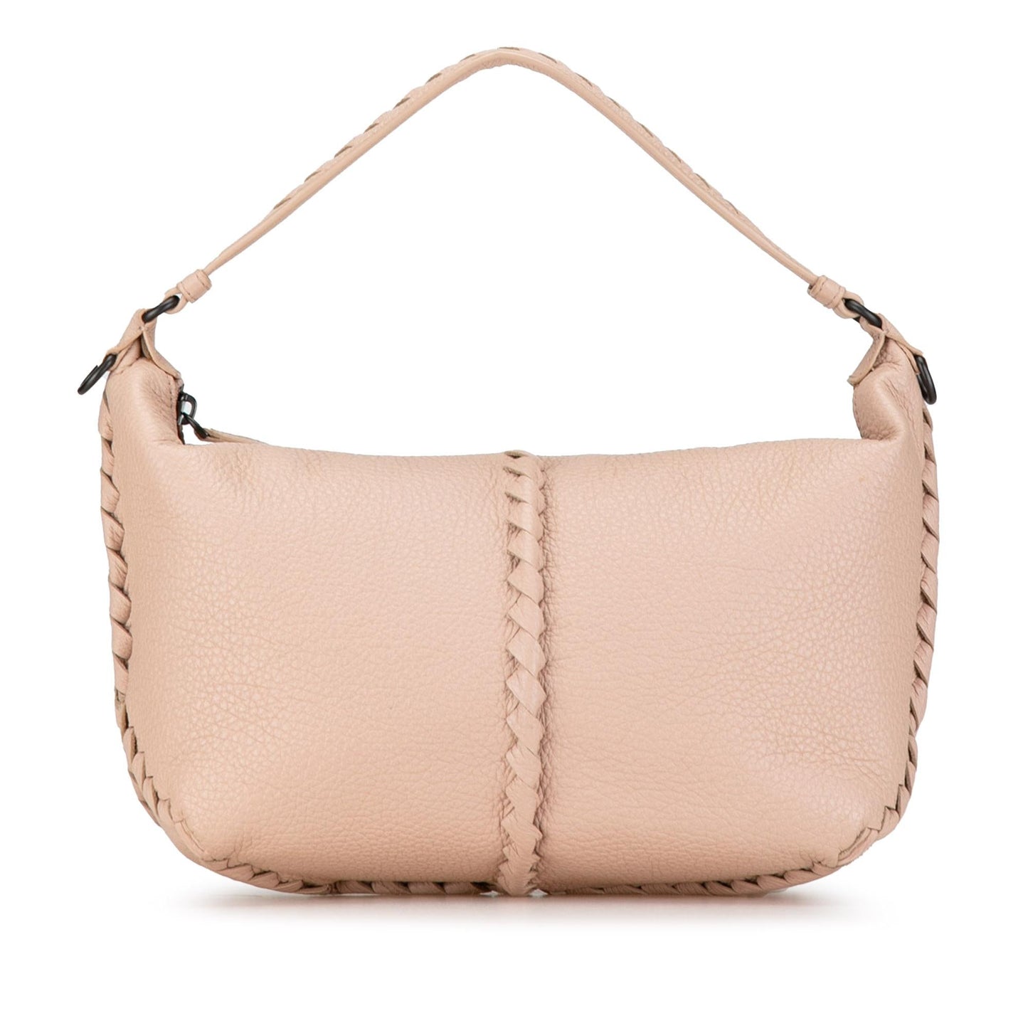 Luxury Bottega Veneta Intrecciato-Trimmed Cervo Satchel (SHG-nXWOHX)