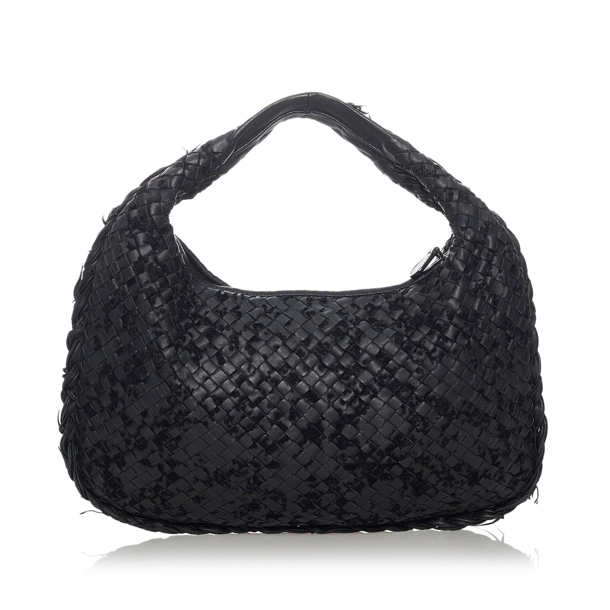 Luxury Bottega Veneta Intrecciato Velvet Speckled Hobo Bag (SHG-29700)
