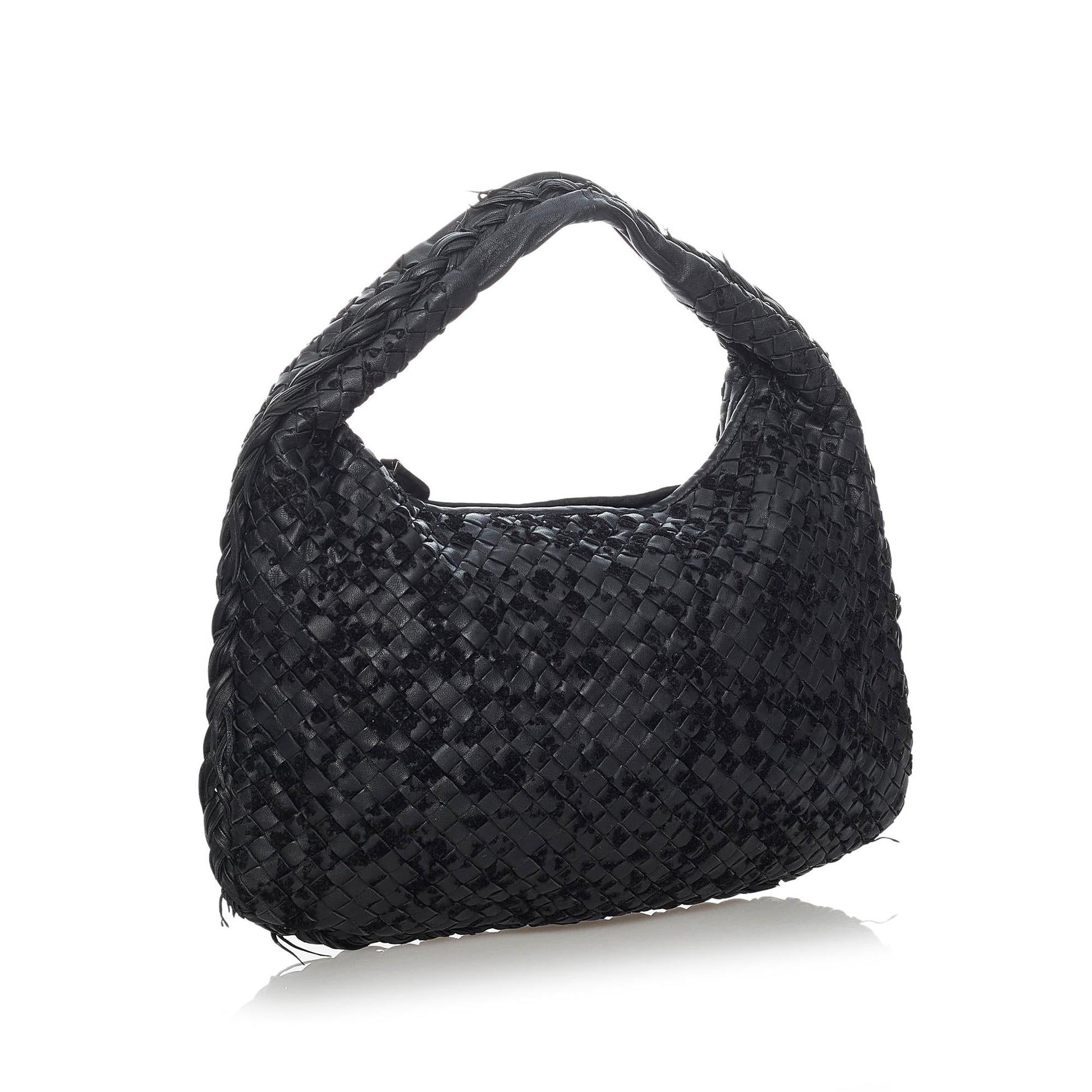 Luxury Bottega Veneta Intrecciato Velvet Speckled Hobo Bag (SHG-29700)