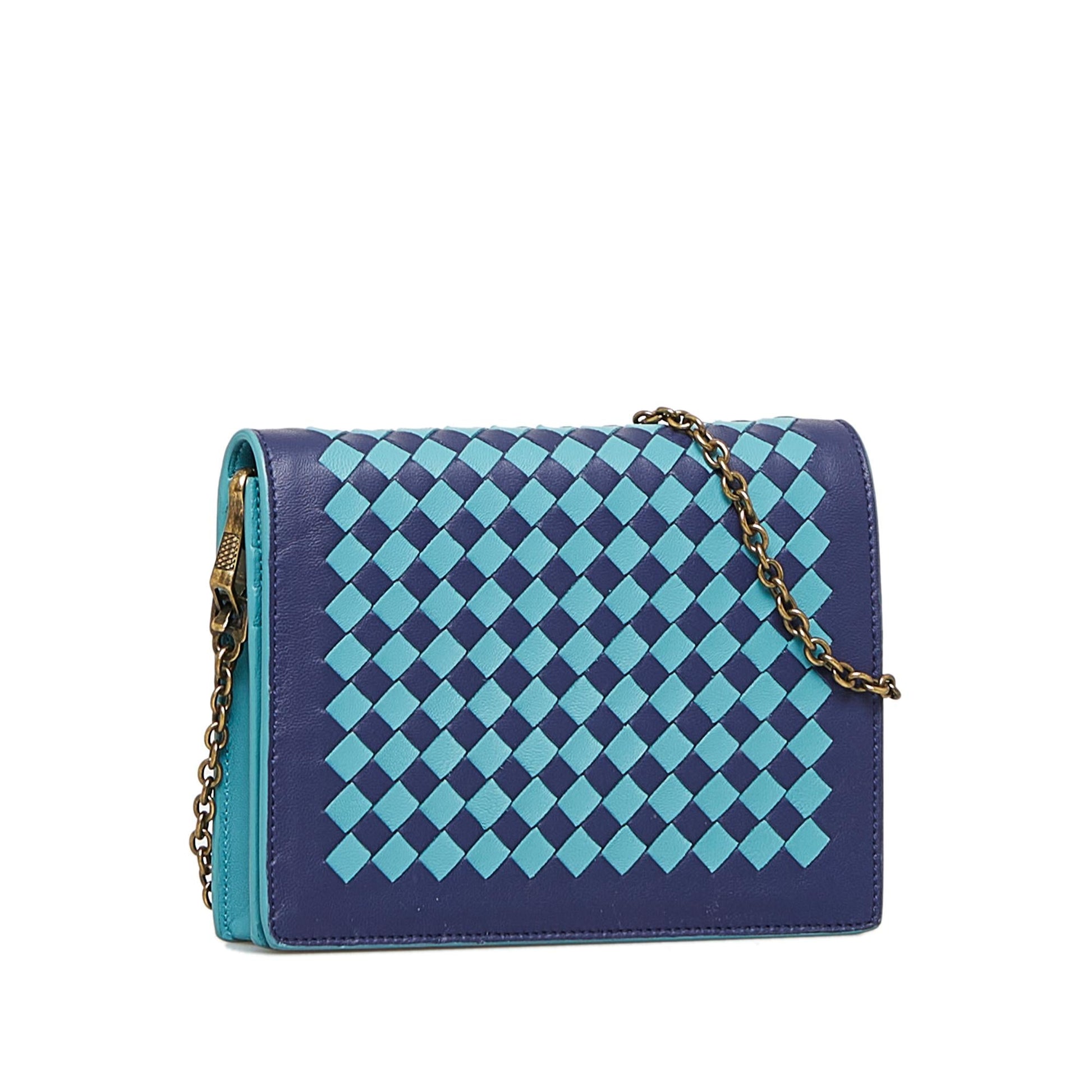 Luxury Bottega Veneta Intrecciato Wallet On Chain (SHG-lrdQym)