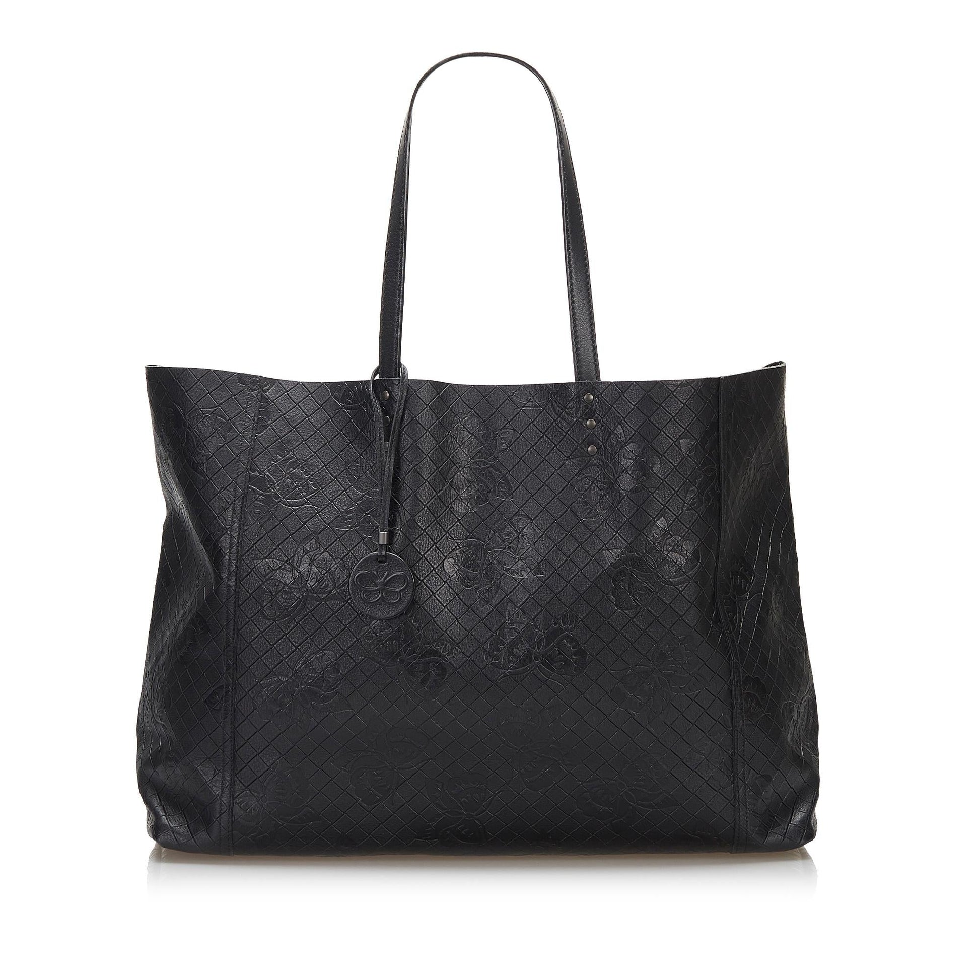 Luxury Bottega Veneta Intrecciomirage Butterfly Tote (SHG-37791)
