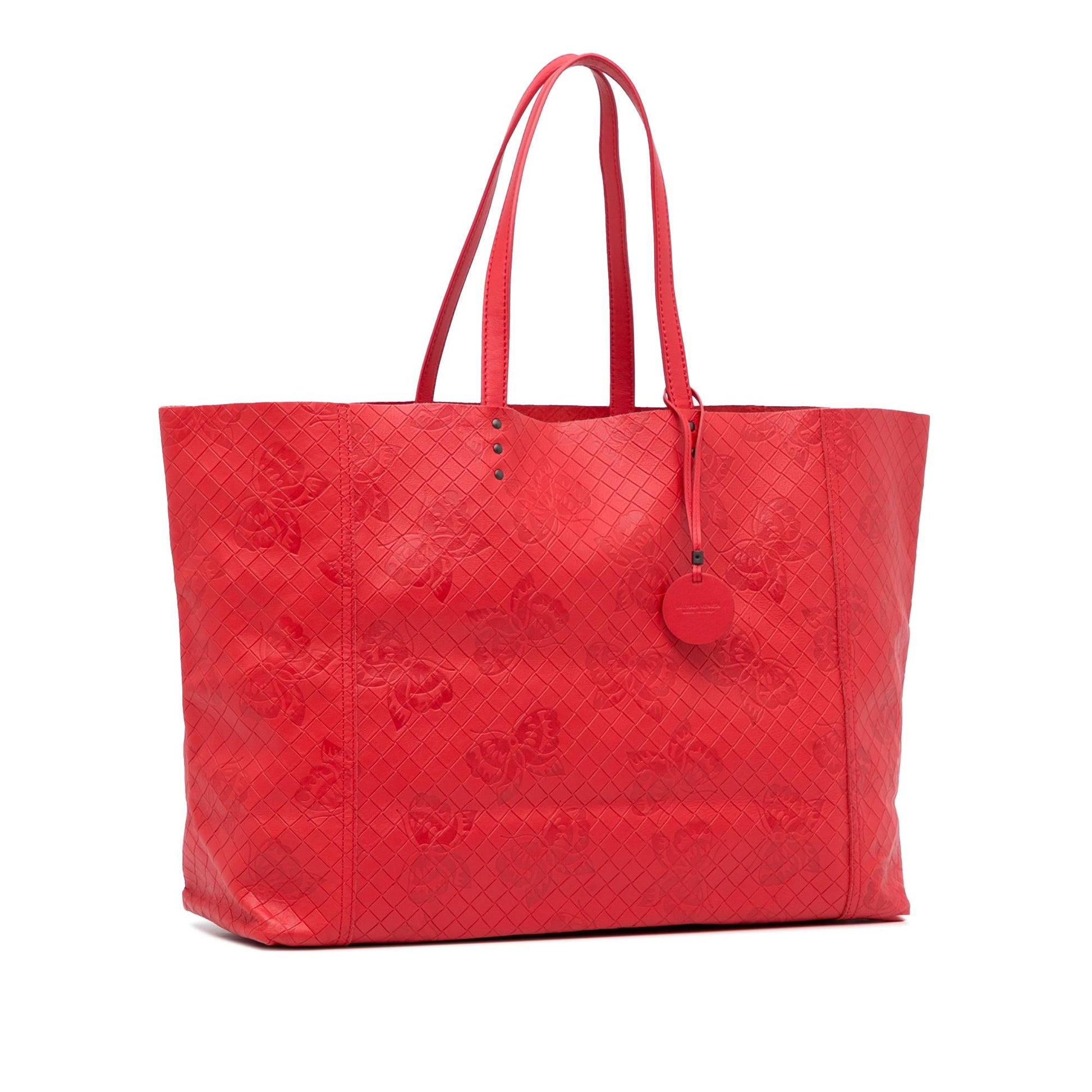 Luxury Bottega Veneta Intrecciomirage Butterfly Tote (SHG-UC3B75)