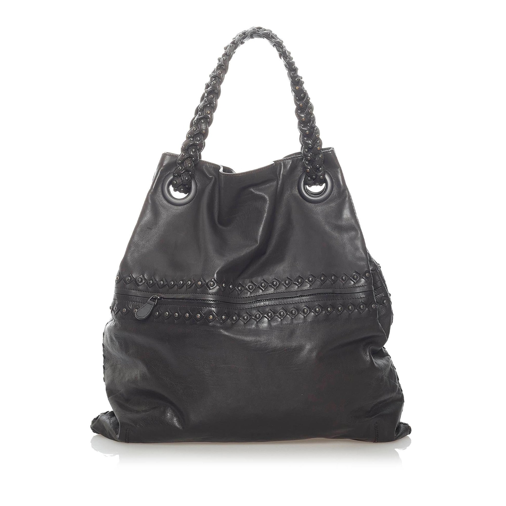 Luxury Bottega Veneta Julie Leather Tote Bag (SHG-33116)