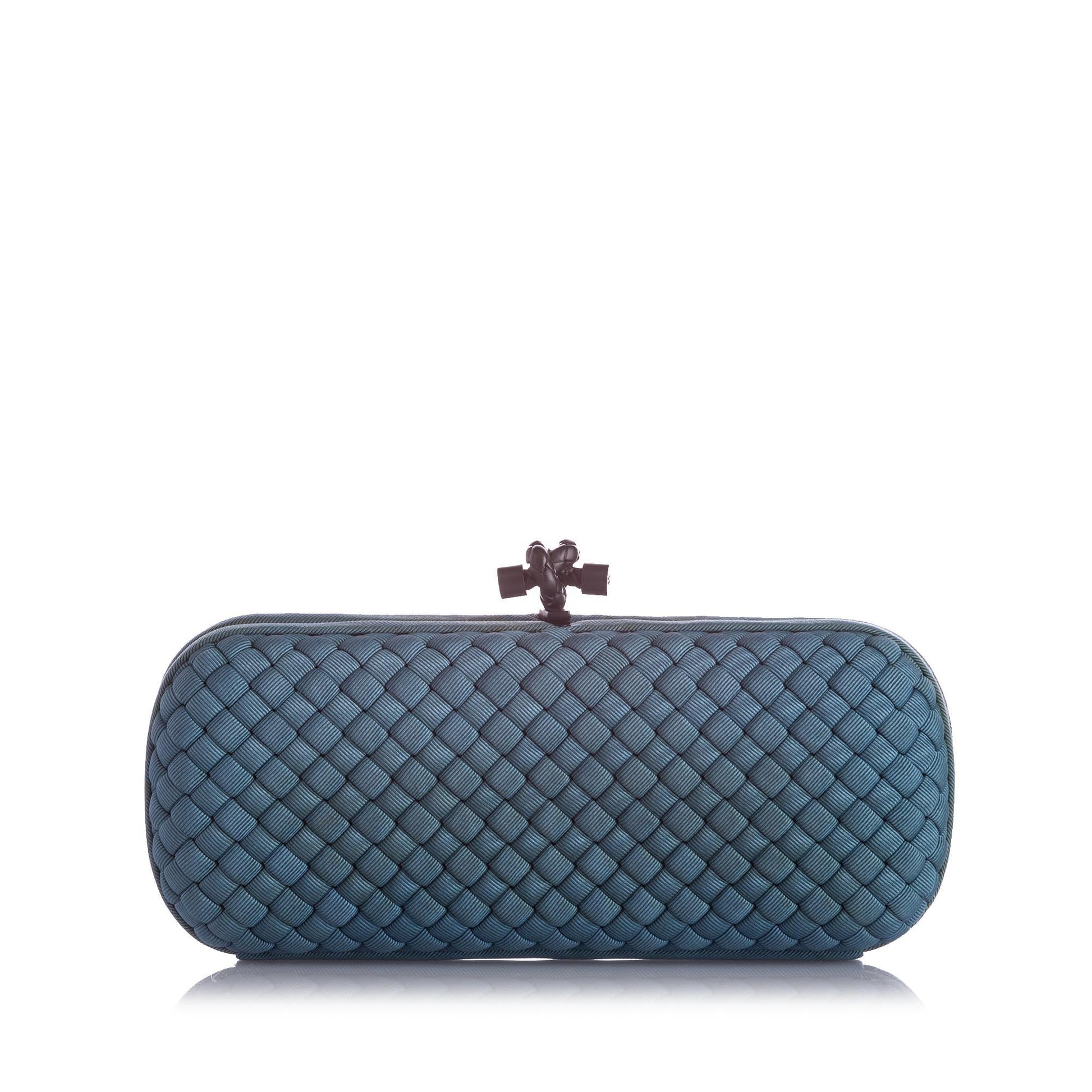 Luxury Bottega Veneta Knot Silk Clutch Bag (SHG-22721)