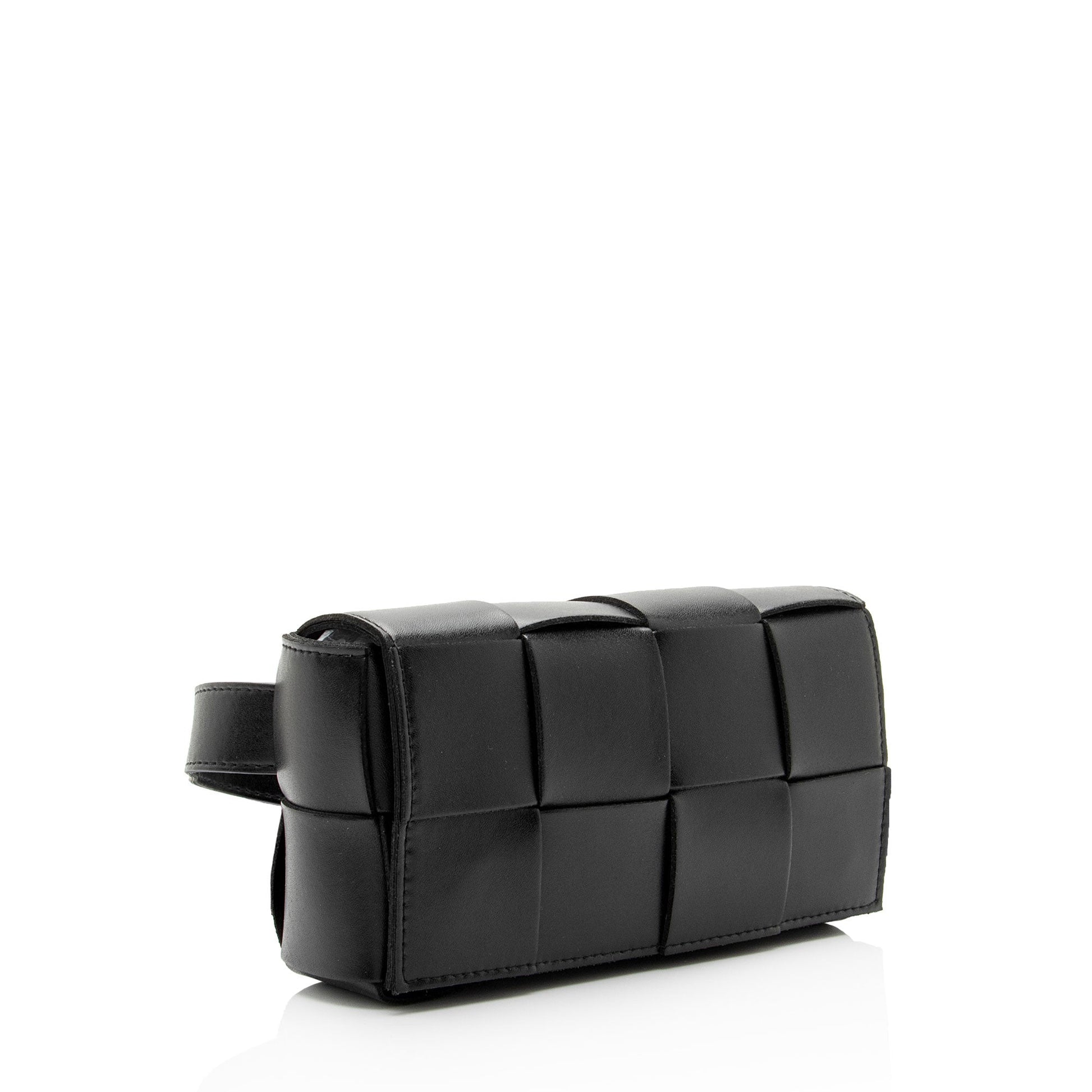 Luxury Bottega Veneta Lambskin Cassette Belt Bag (SHF-NRy7kE)