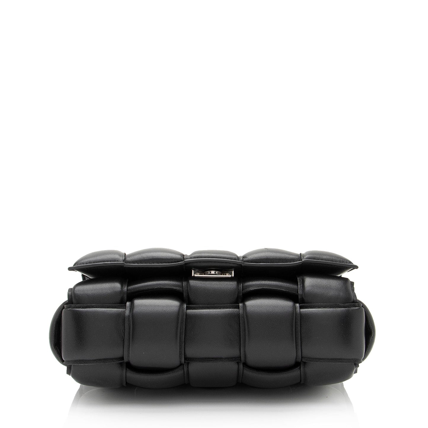 Luxury Bottega Veneta Lambskin Cassette Chain Maxi Shoulder Bag (SHF-JbNRjz)