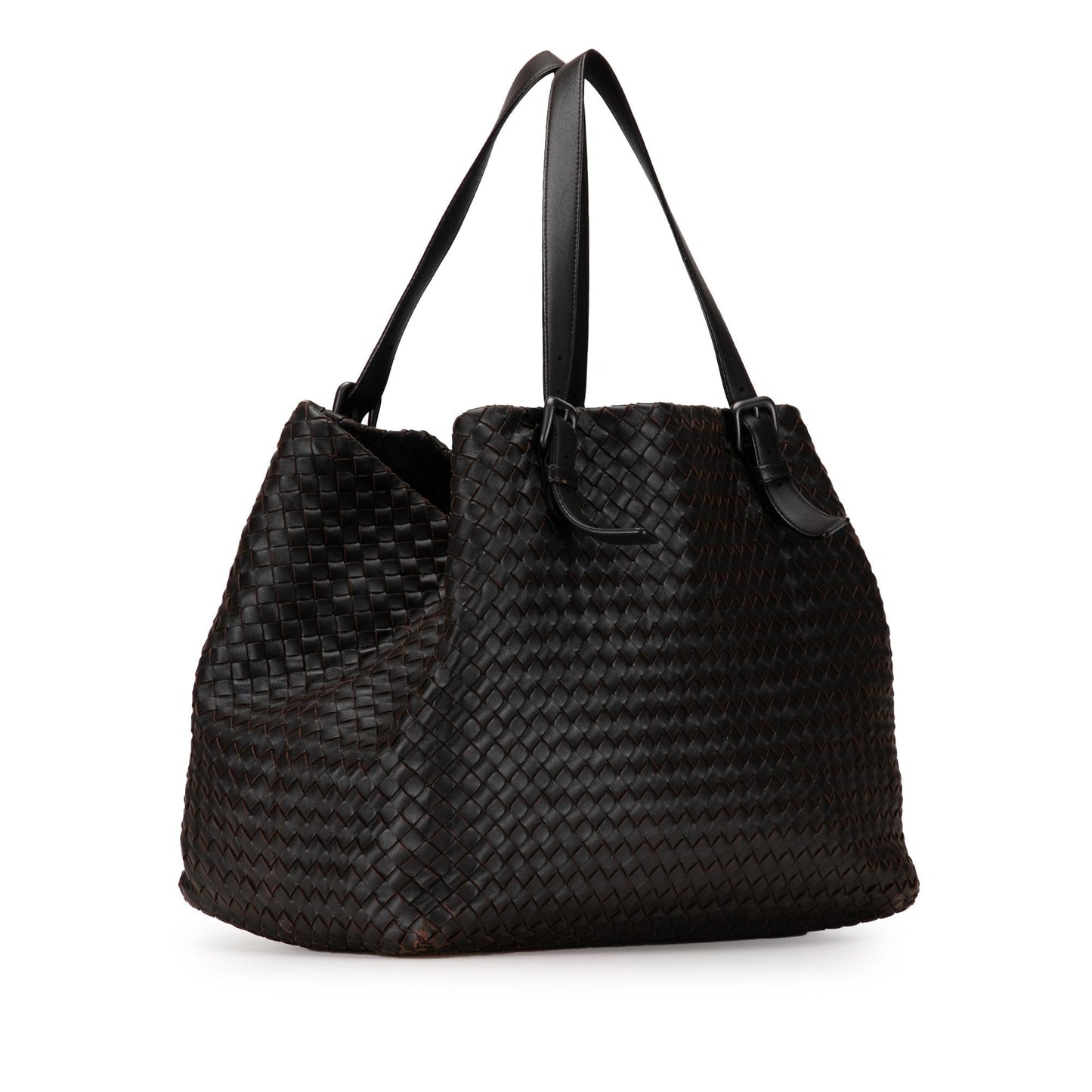 Luxury Bottega Veneta Large Intrecciato Cesta Tote Bag (SHG-8KBKHr)