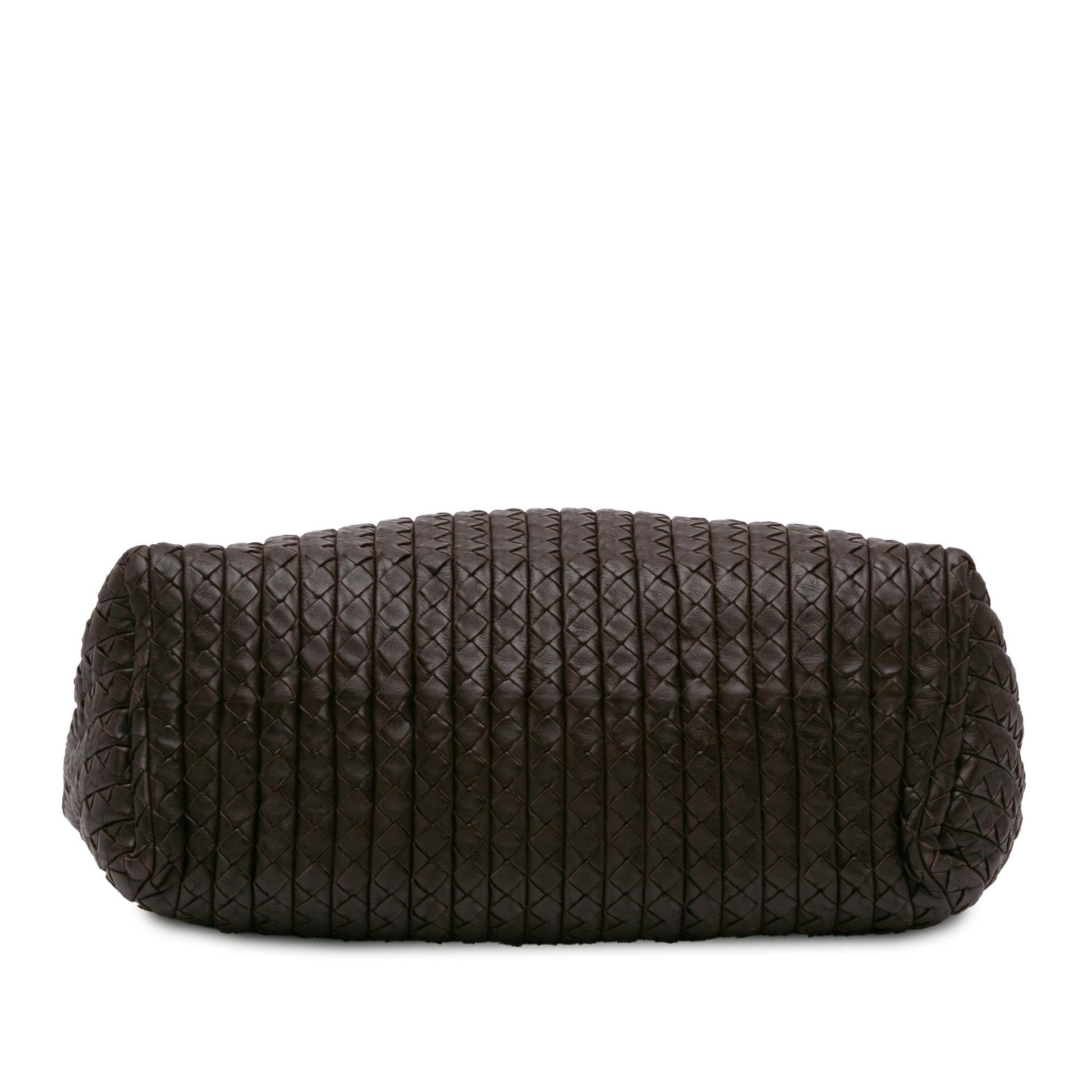 Luxury Bottega Veneta Large Intrecciato Nappa Natte Hobo (SHG-E8RHmj)