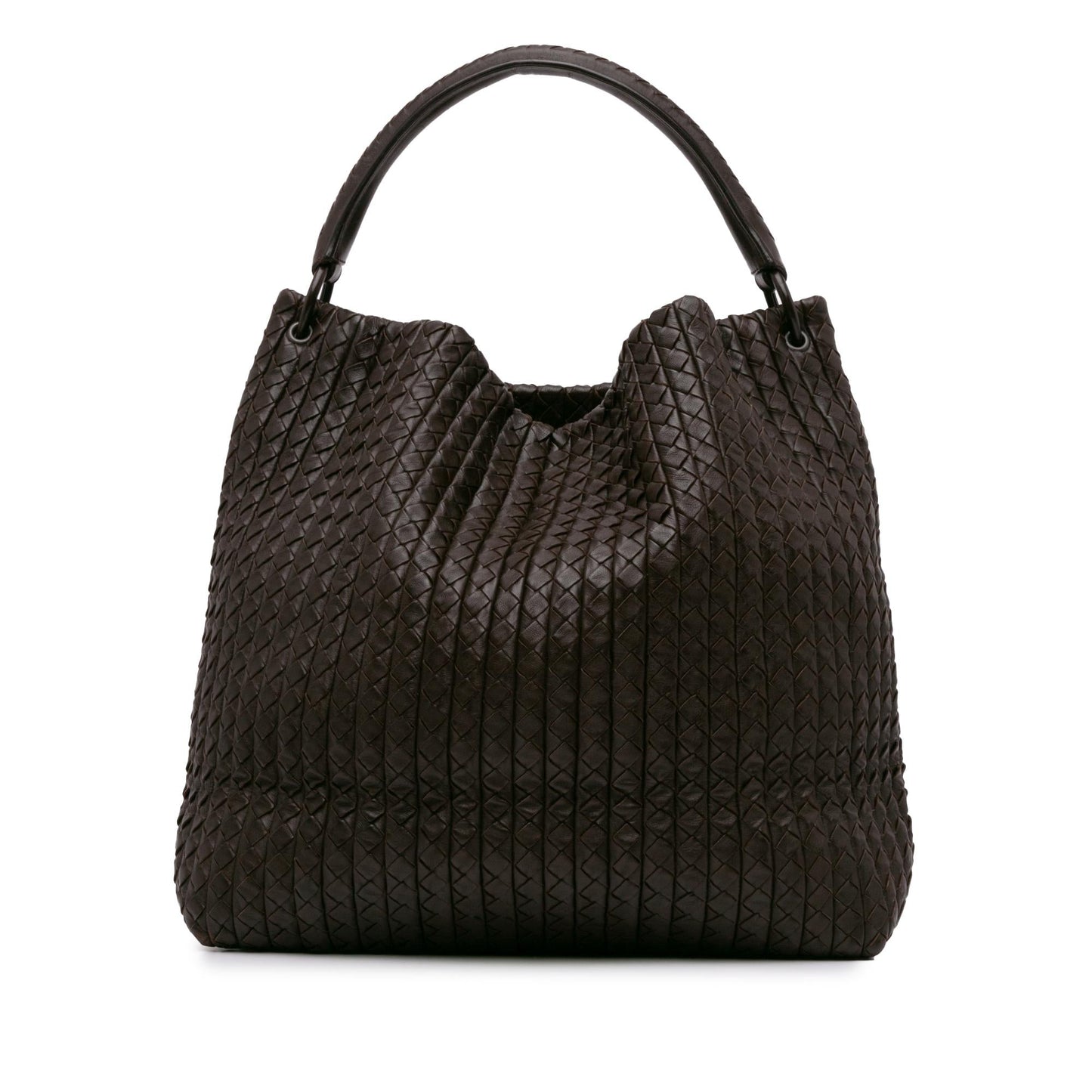 Luxury Bottega Veneta Large Intrecciato Nappa Natte Hobo (SHG-E8RHmj)