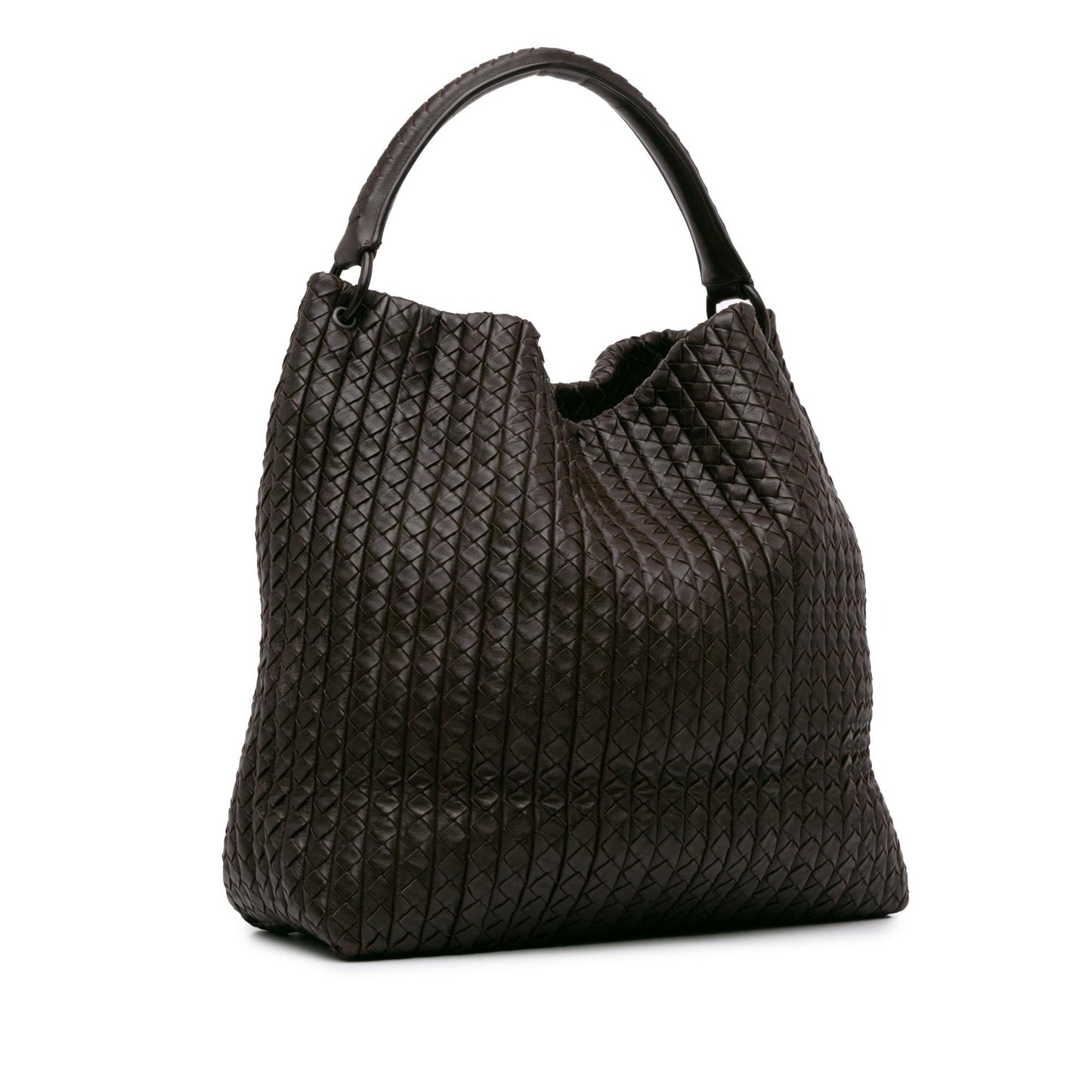 Luxury Bottega Veneta Large Intrecciato Nappa Natte Hobo (SHG-E8RHmj)