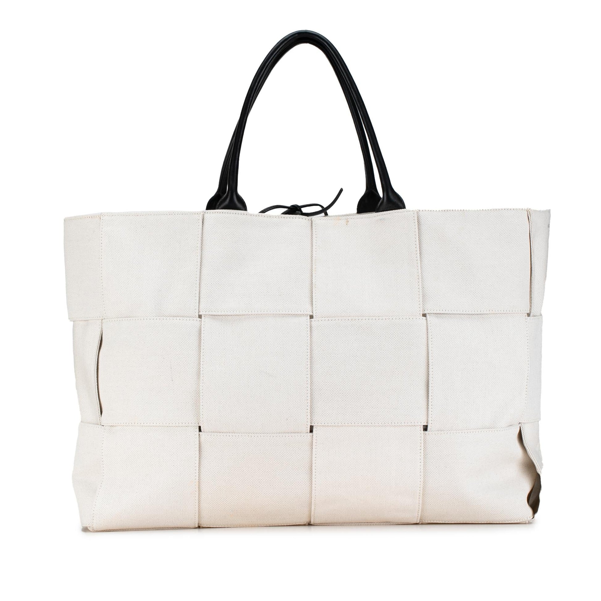 Luxury Bottega Veneta Large Maxi Intrecciato Canvas Arco Tote (SHG-LPrhp9)