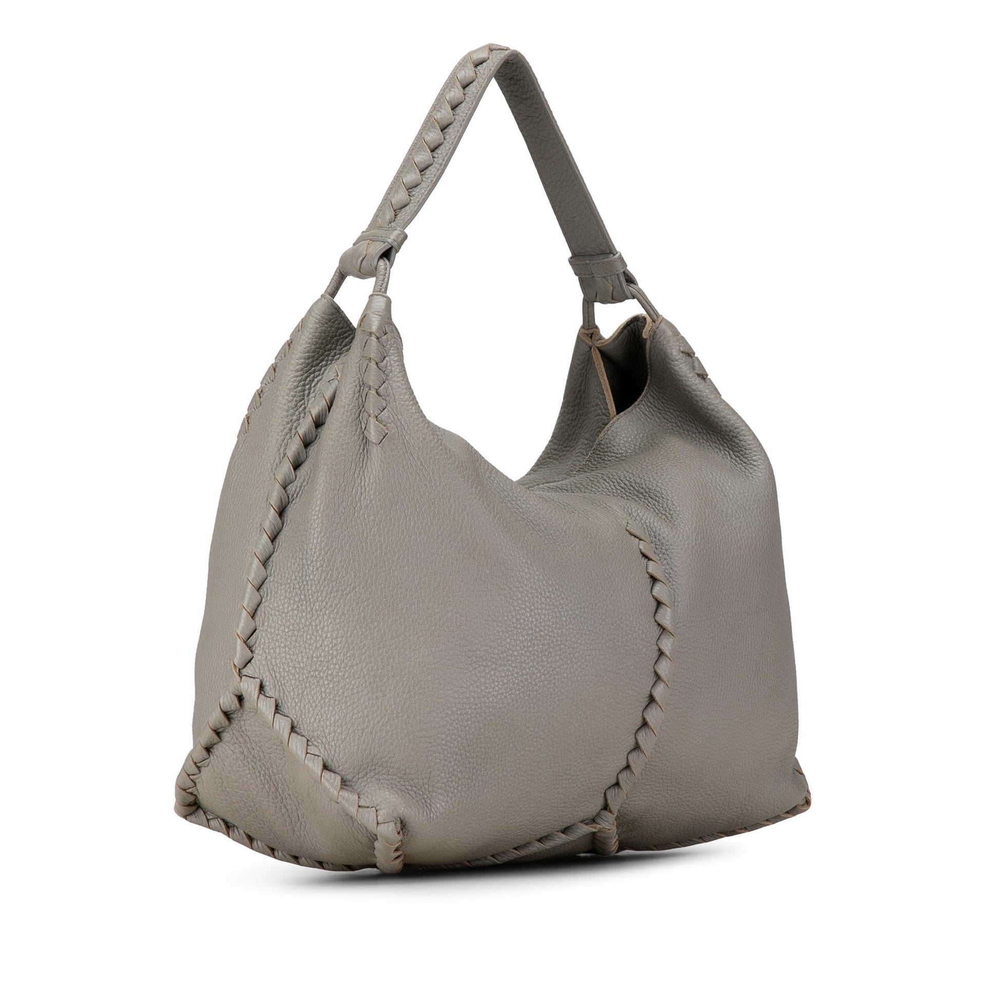 Luxury Bottega Veneta Large Washed Cervo Deerskin Hobo (SHG-VeUCjW)