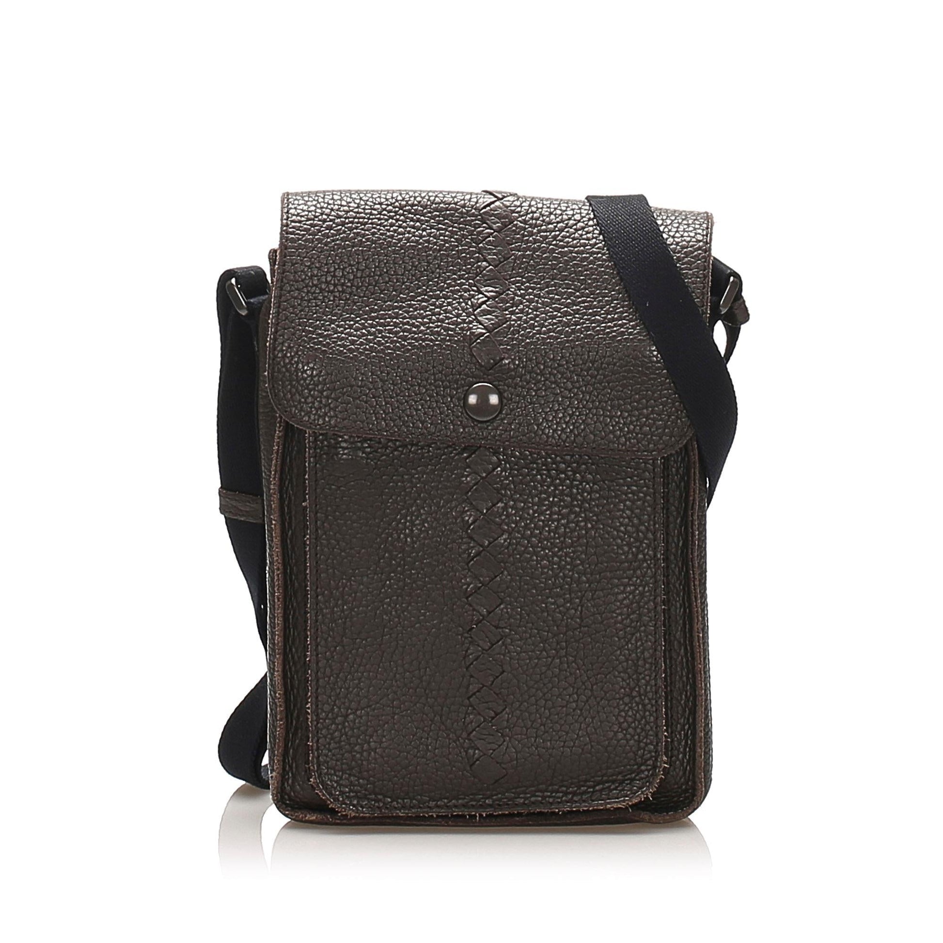 Luxury Bottega Veneta Leather Crossbody Bag (SHG-22753)