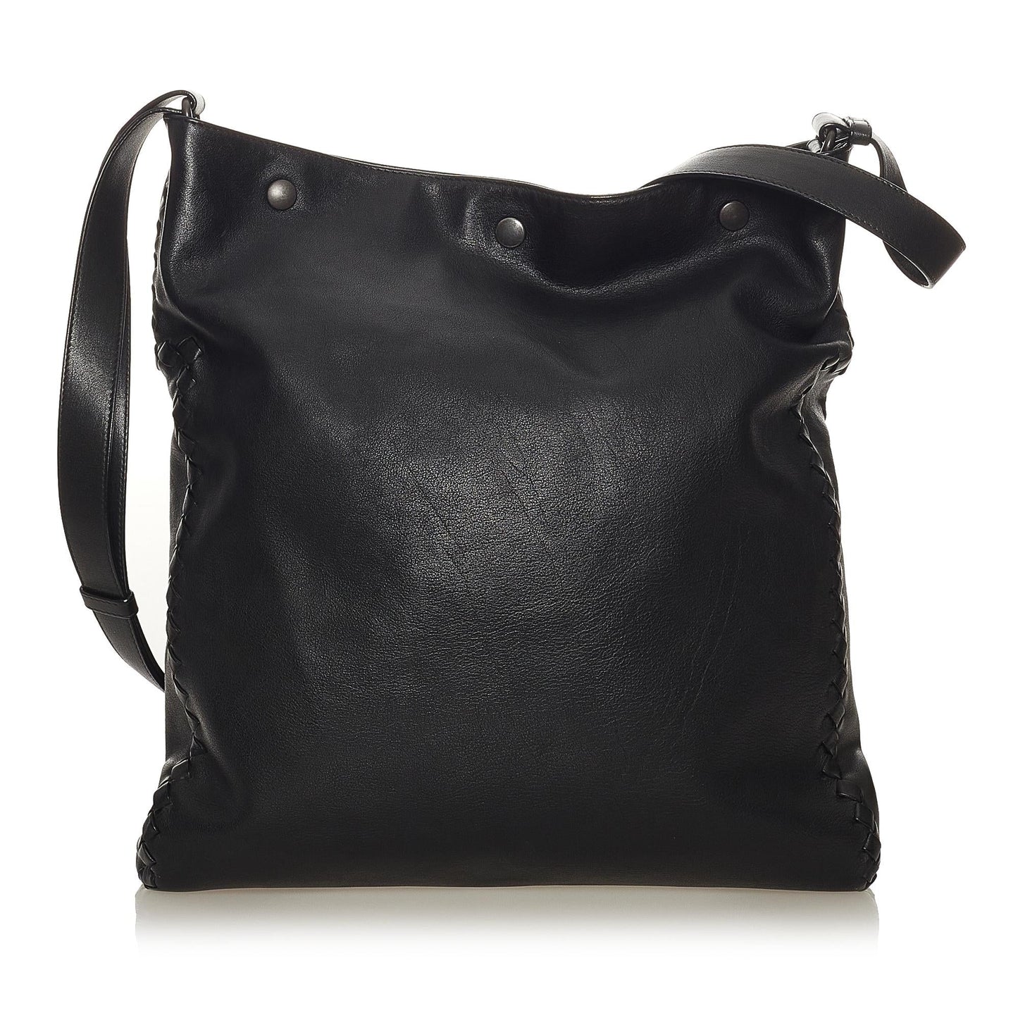 Luxury Bottega Veneta Leather Crossbody Bag (SHG-33988)