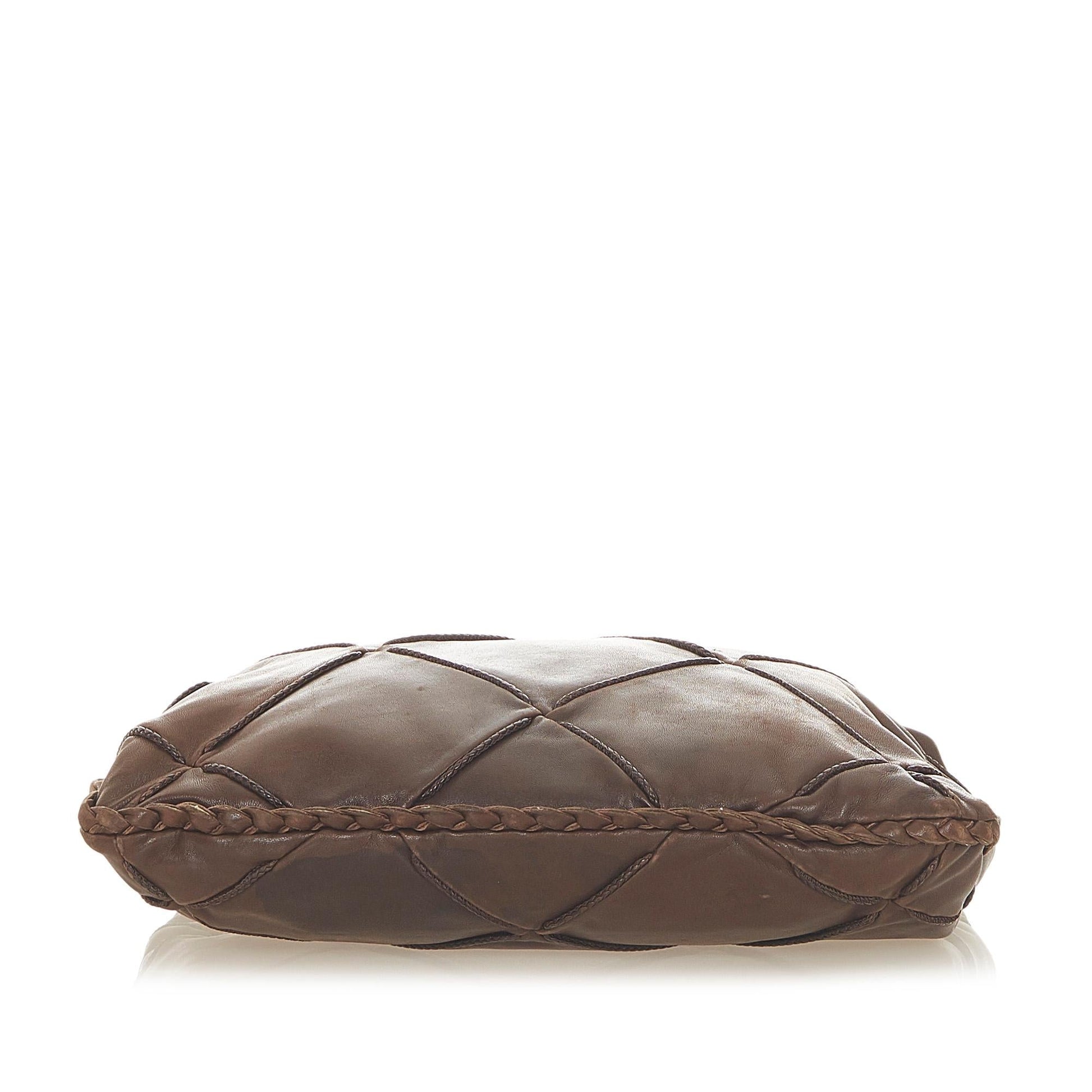 Luxury Bottega Veneta Leather Hobo Bag (SHG-20086)