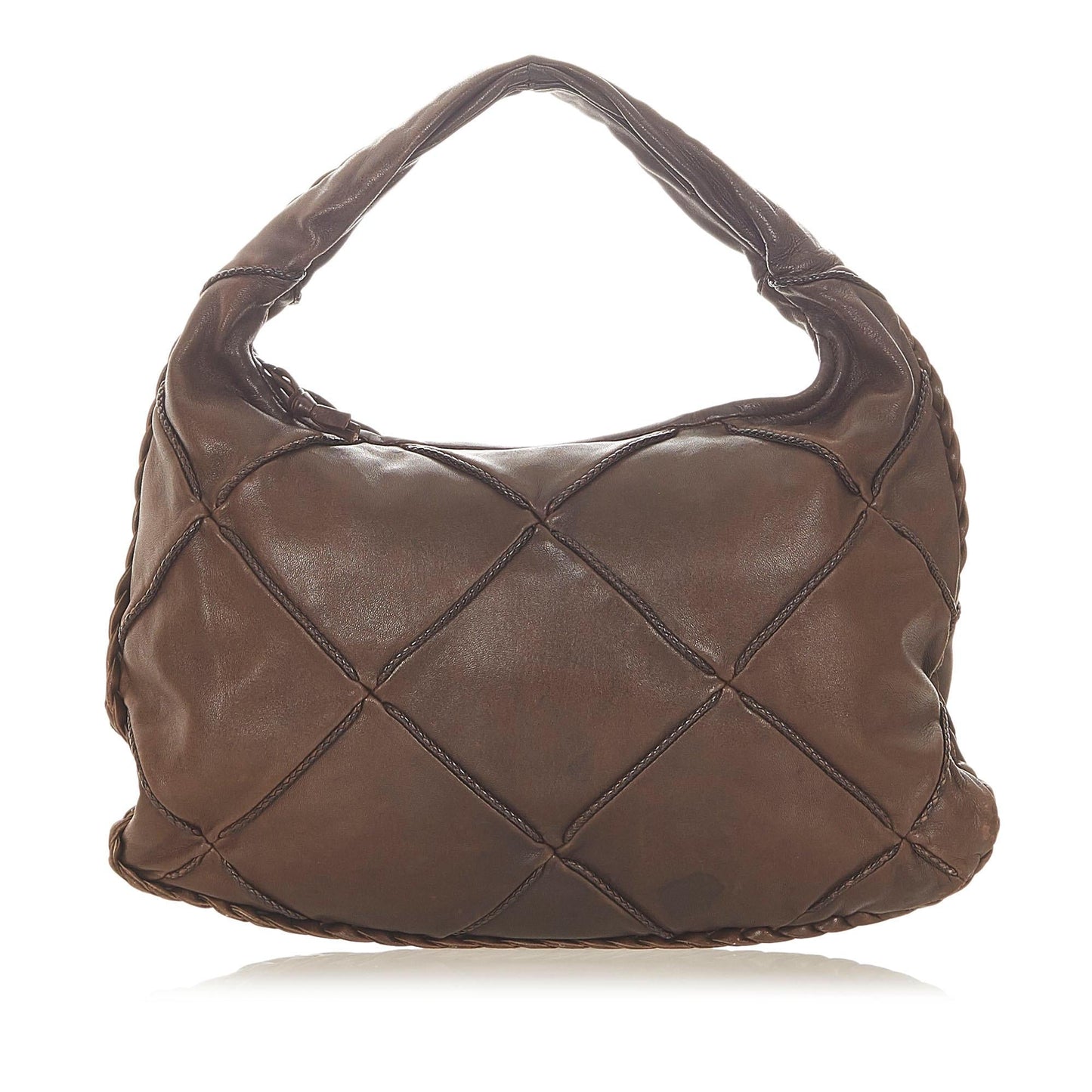 Luxury Bottega Veneta Leather Hobo Bag (SHG-20086)