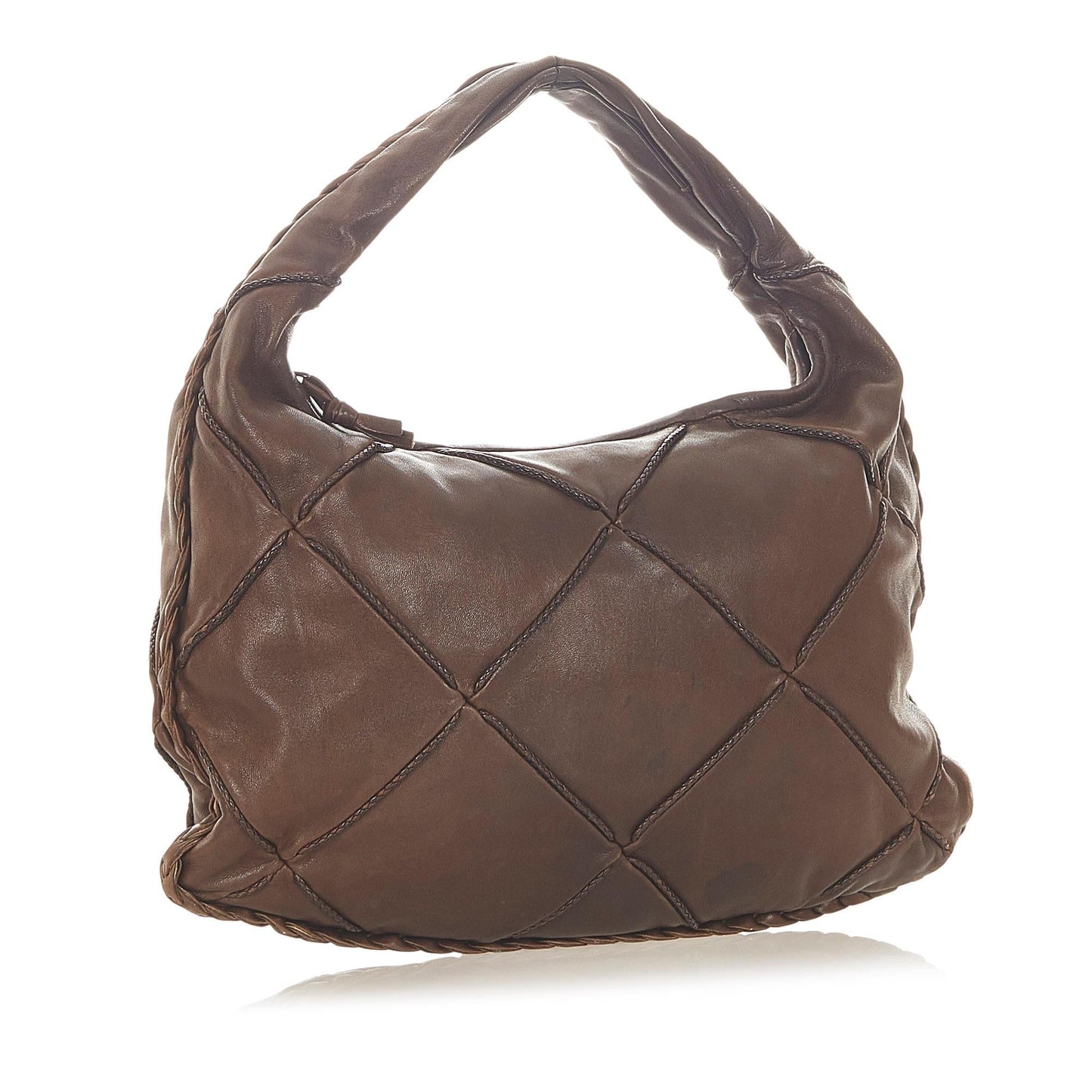 Luxury Bottega Veneta Leather Hobo Bag (SHG-20086)