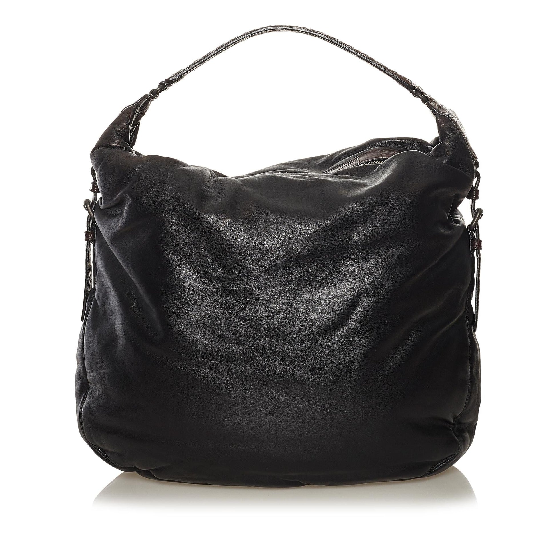 Luxury Bottega Veneta Leather Shoulder Bag (SHG-34977)