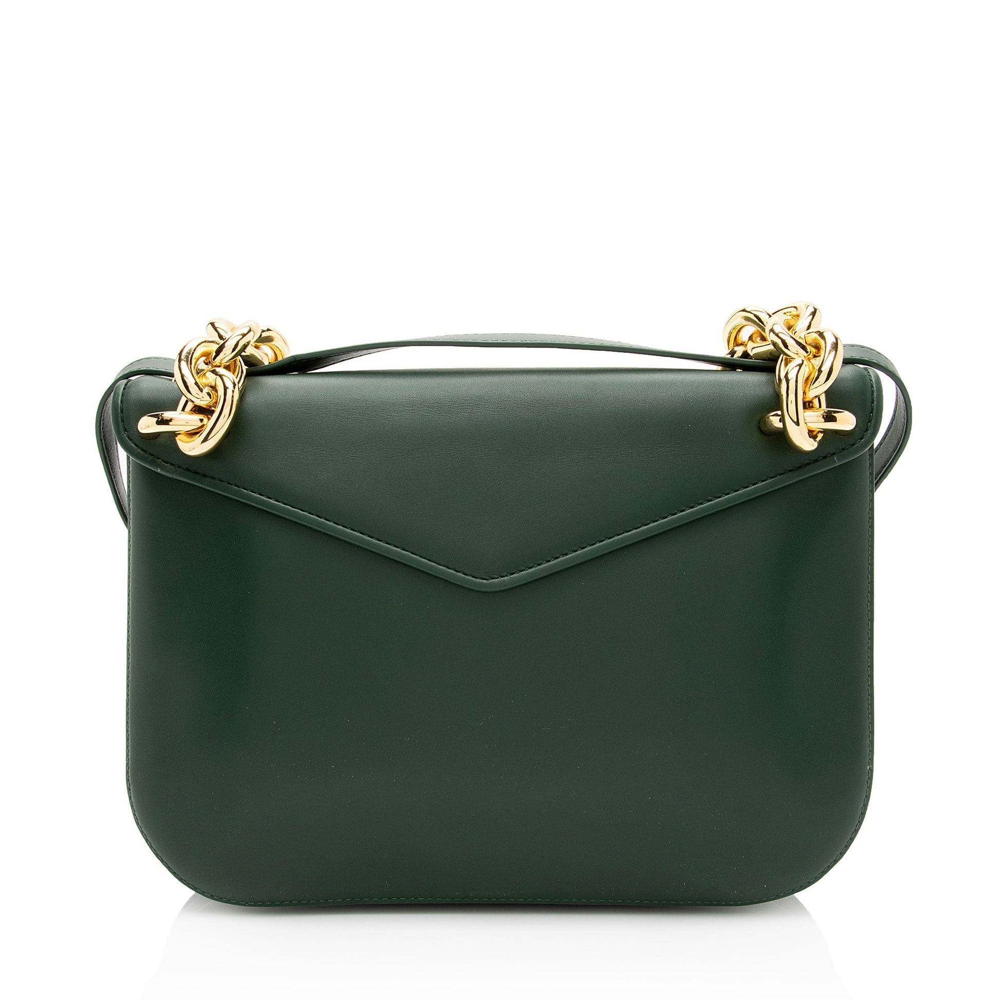 Luxury Bottega Veneta Leather The Mount Envelope Chain Medium Shoulder Bag (SHF-YsGmp8)
