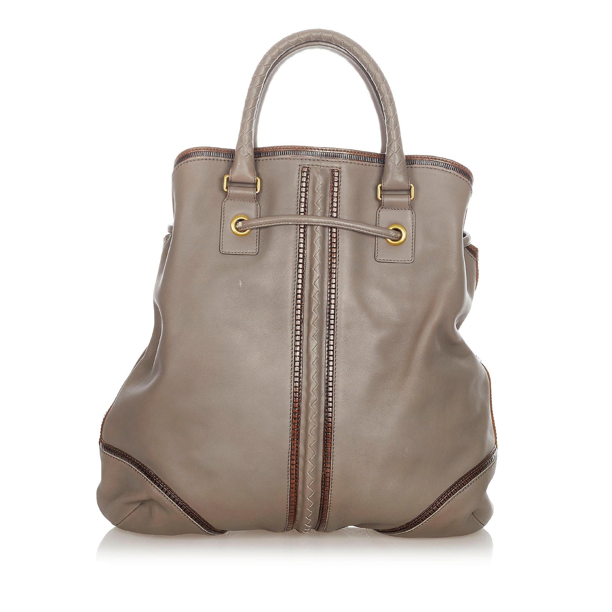 Luxury Bottega Veneta Leather Tote Bag (SHG-37239)