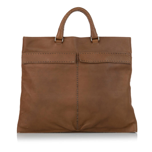 Luxury Bottega Veneta Leather Tote Bag (SHG-37794)